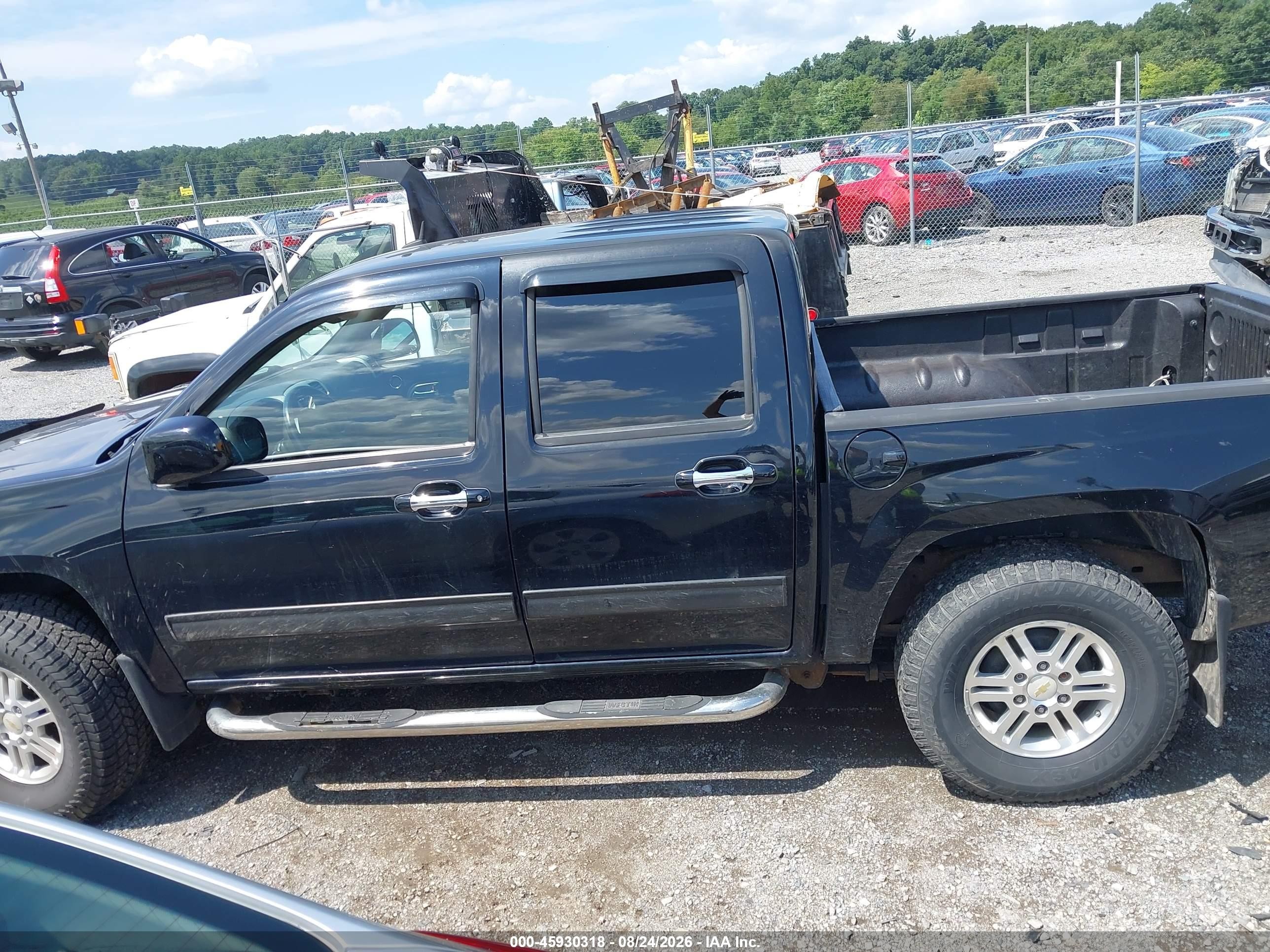 2012 Chevrolet Colorado Lt W/1lt Черный vin: 1GCHTCFE7C8102450