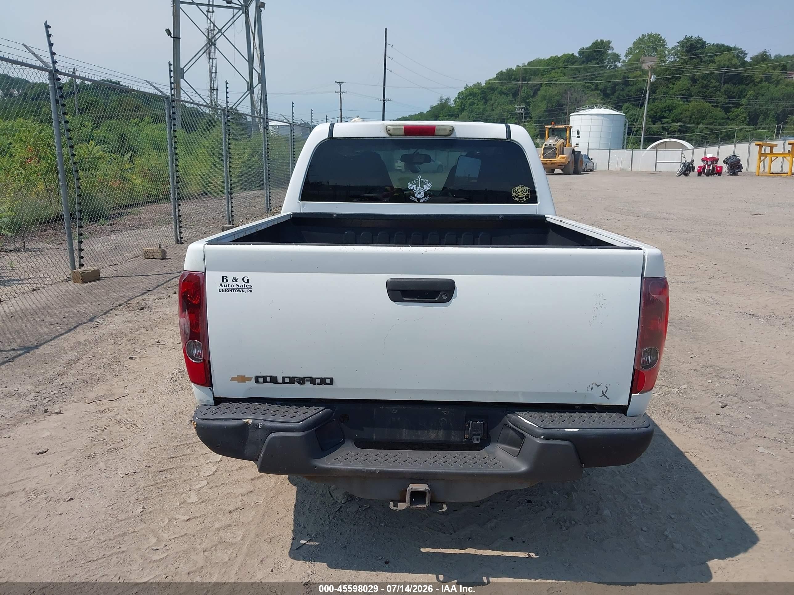 2011 Chevrolet Colorado 1lt White vin: 1GCHTCFE8B8115786