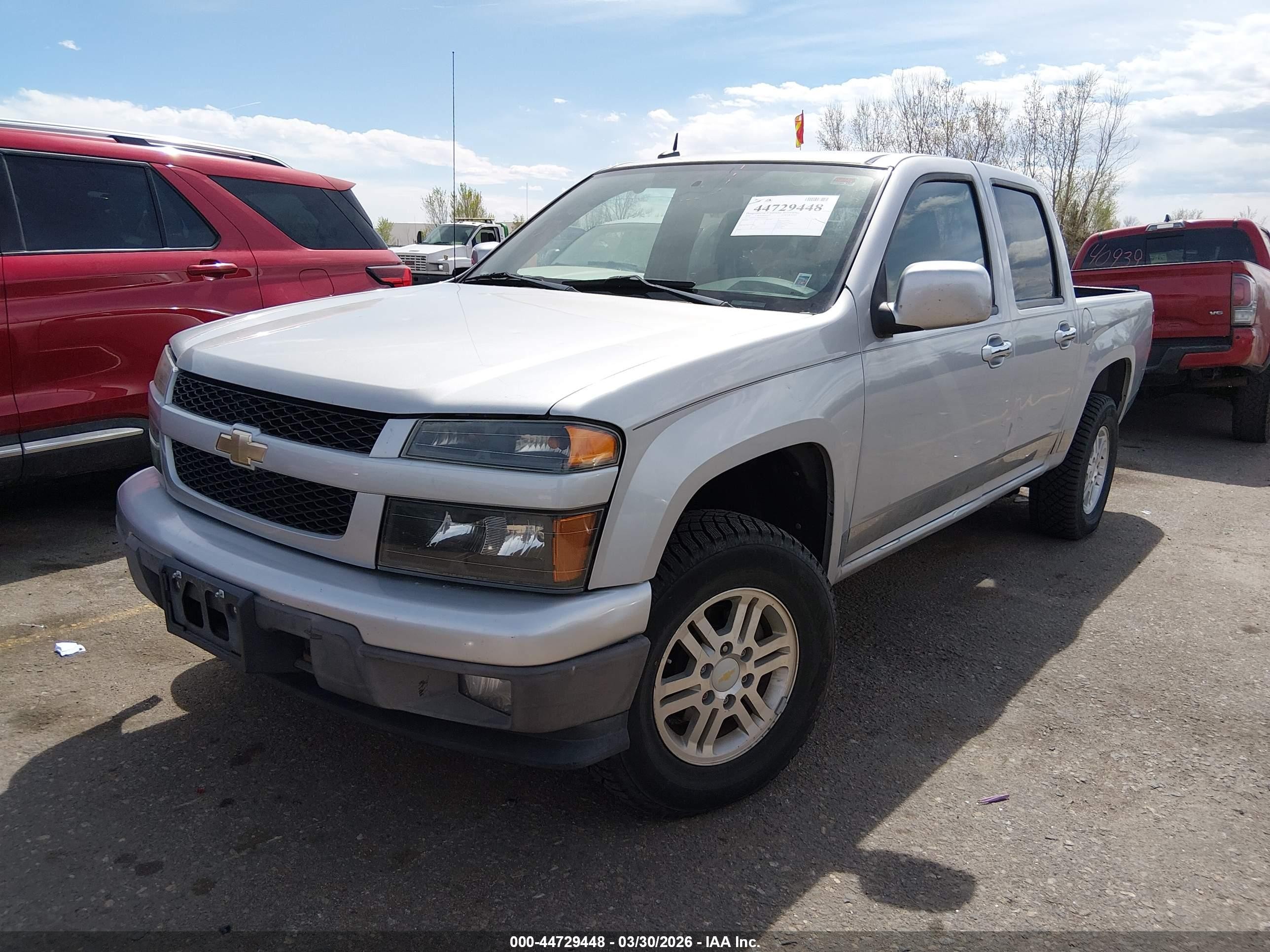 2012 Chevrolet Colorado 1lt Silver vin: 1GCHTCFE8C8123632