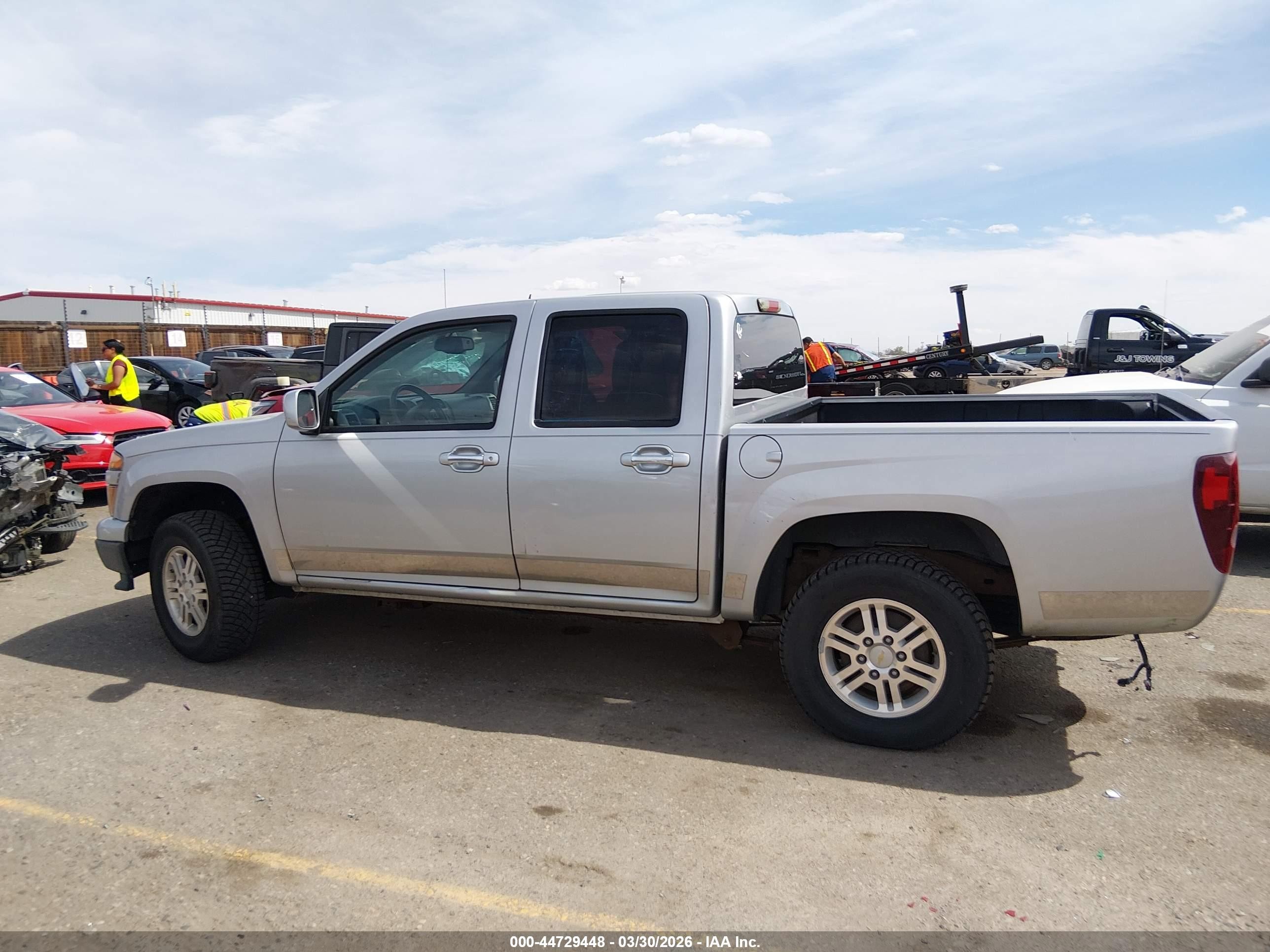 2012 Chevrolet Colorado 1lt Silver vin: 1GCHTCFE8C8123632