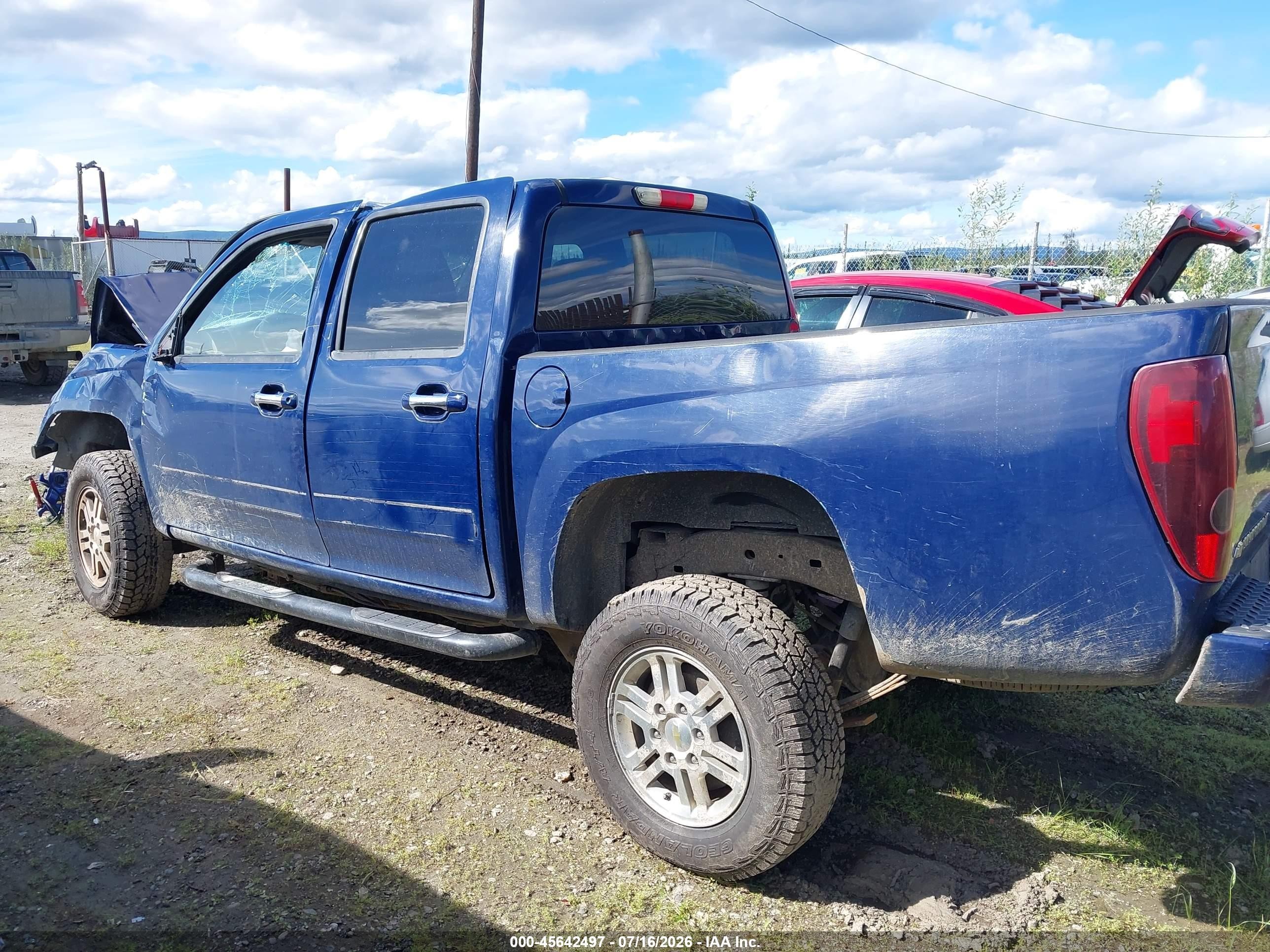 2012 Chevrolet Colorado Lt W/1lt Blue vin: 1GCHTCFE8C8158851