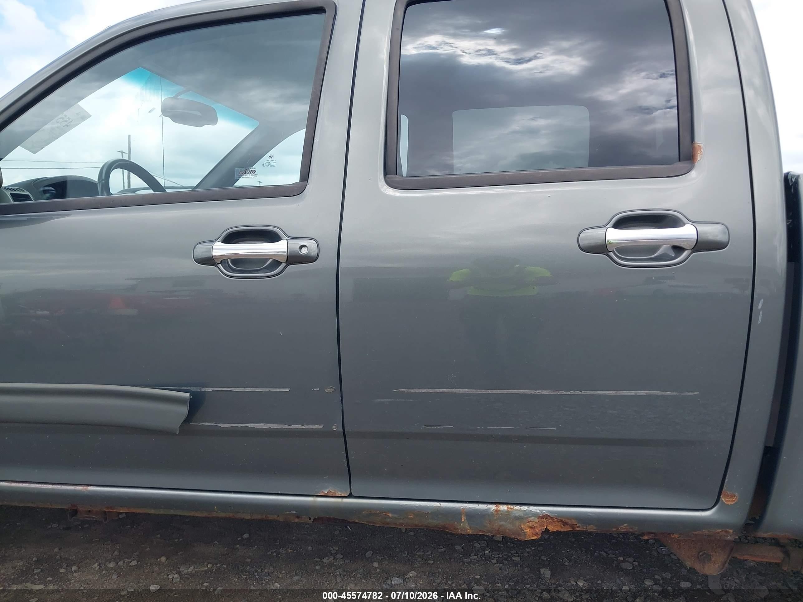 2011 Chevrolet Colorado 1lt Gray vin: 1GCHTCFE9B8111634