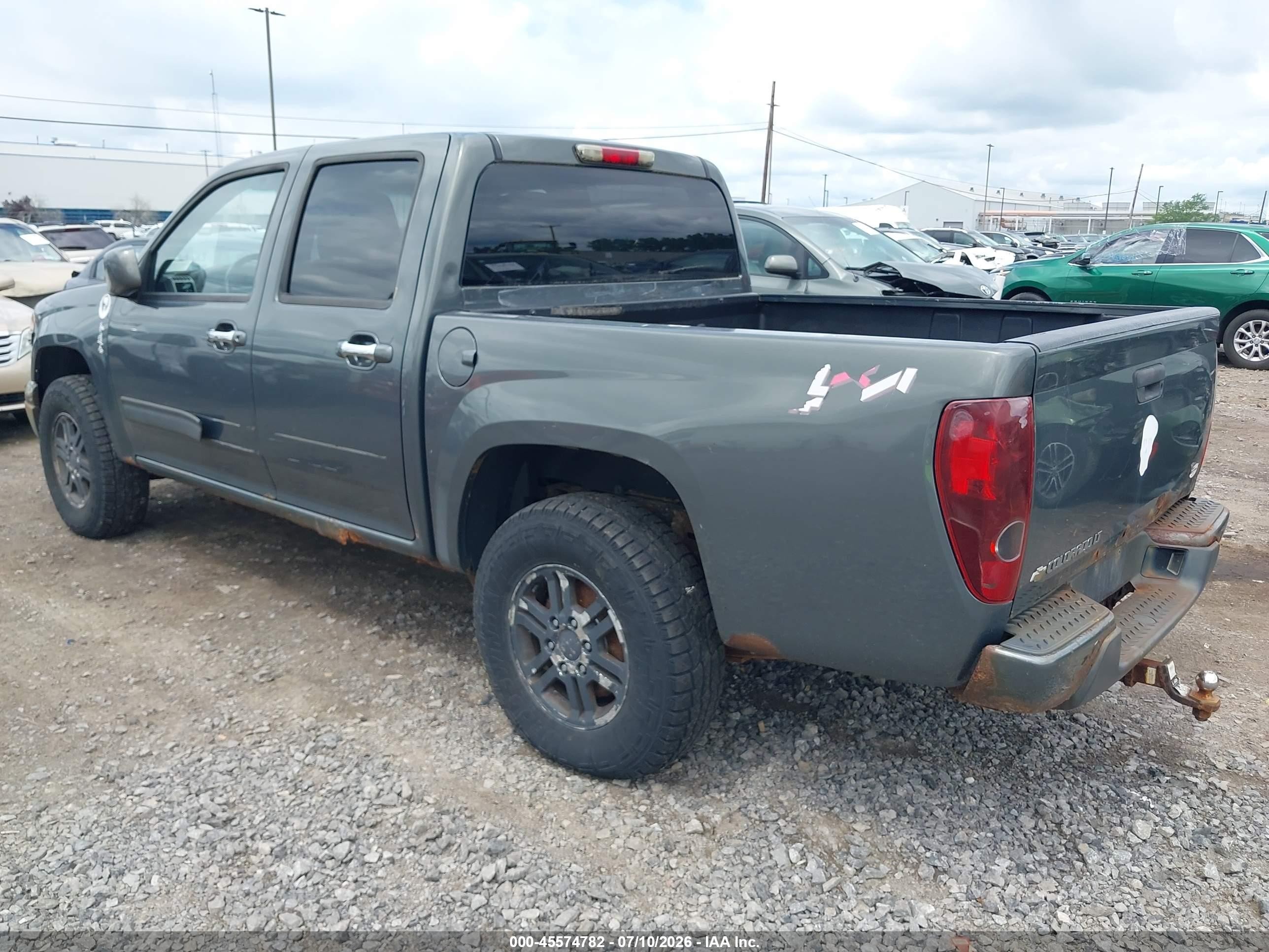 2011 Chevrolet Colorado 1lt Gray vin: 1GCHTCFE9B8111634