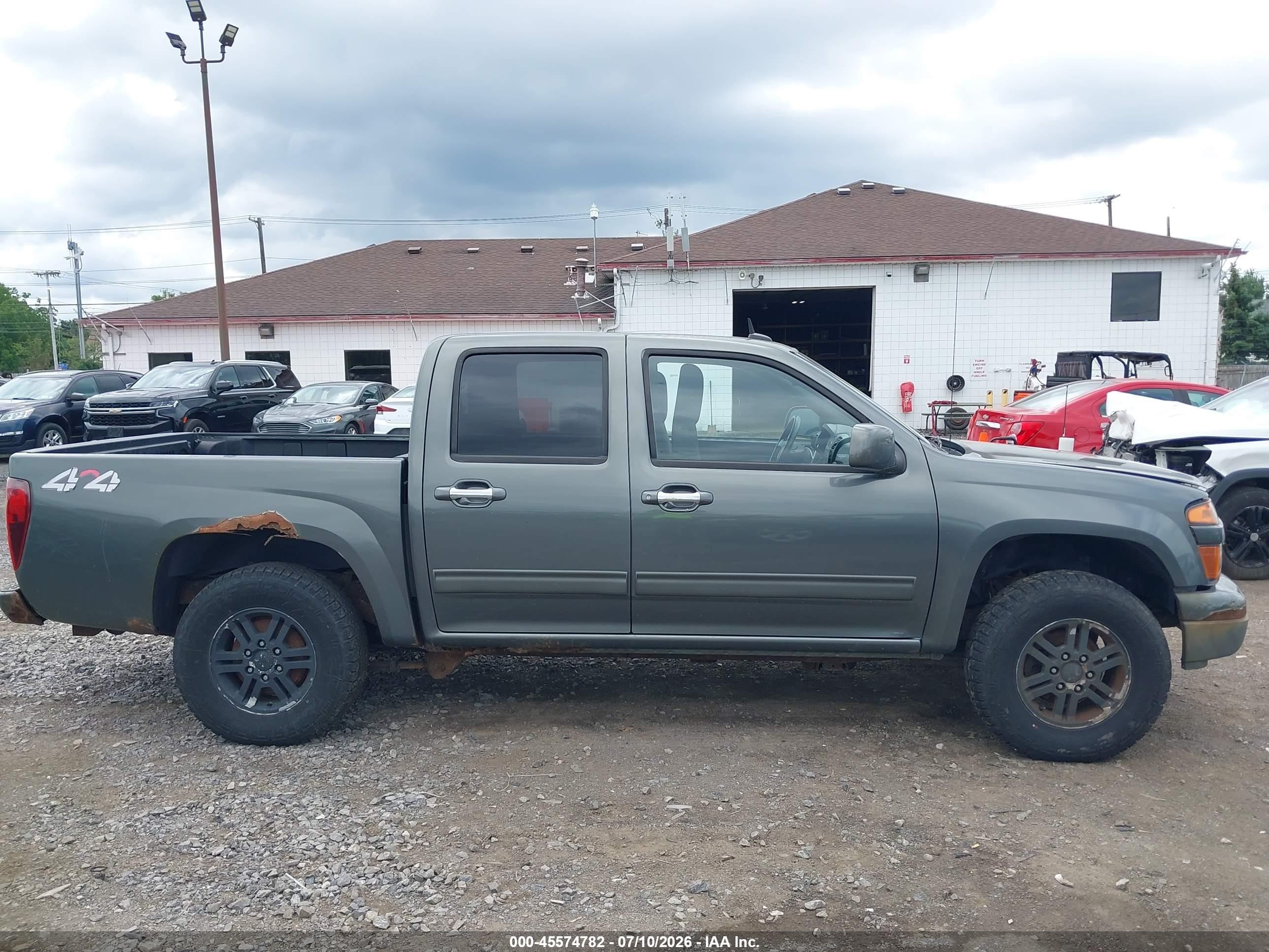 2011 Chevrolet Colorado 1lt Gray vin: 1GCHTCFE9B8111634