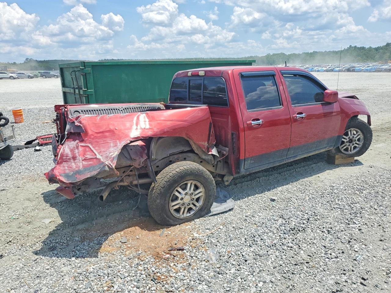 2011 Chevrolet Colorado Lt Red vin: 1GCHTCFE9B8116431