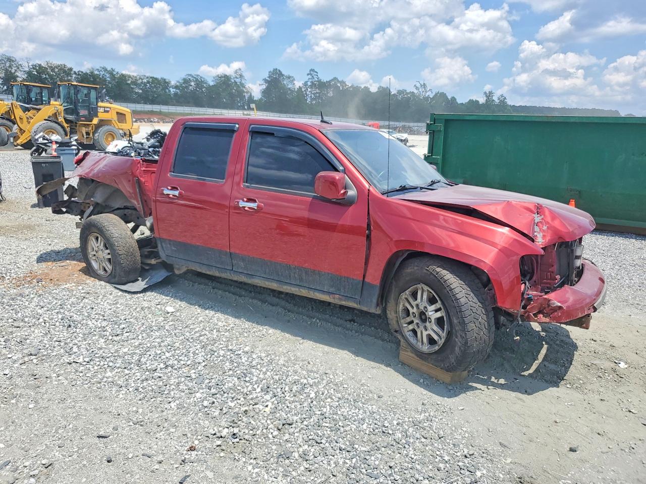 2011 Chevrolet Colorado Lt Red vin: 1GCHTCFE9B8116431