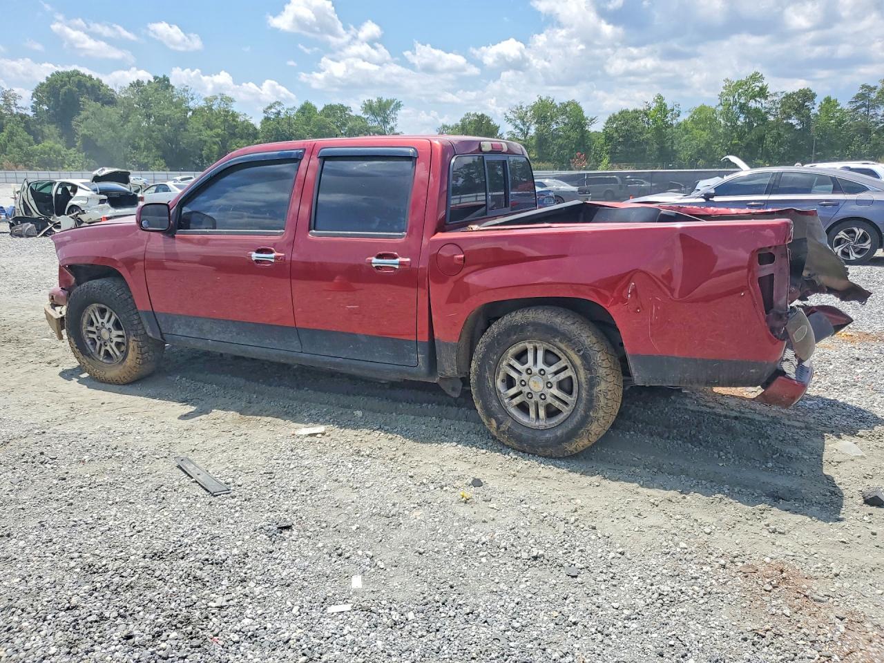 2011 Chevrolet Colorado Lt Red vin: 1GCHTCFE9B8116431