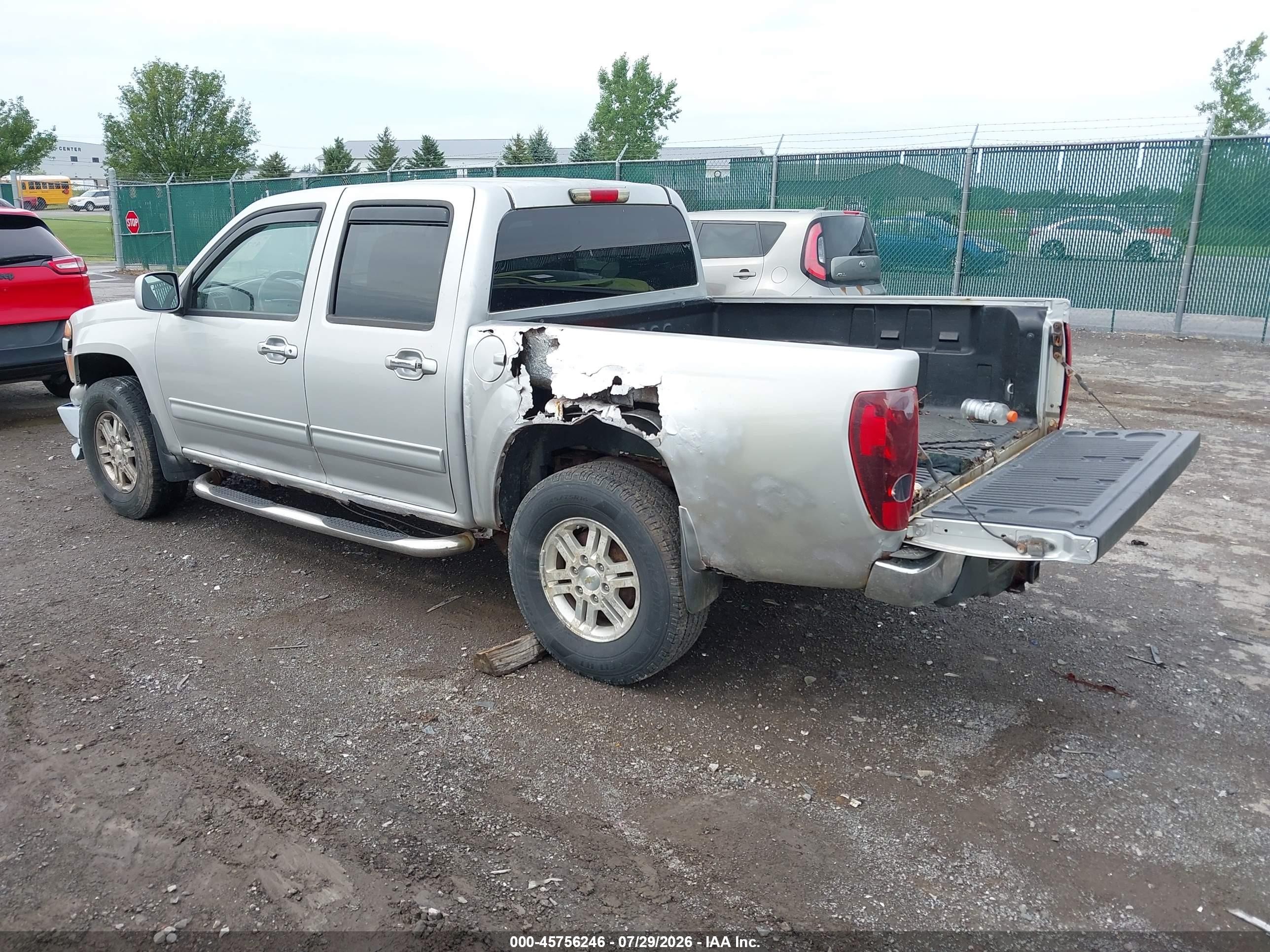 2012 Chevrolet Colorado Lt W/1lt Silver vin: 1GCHTCFE9C8145154
