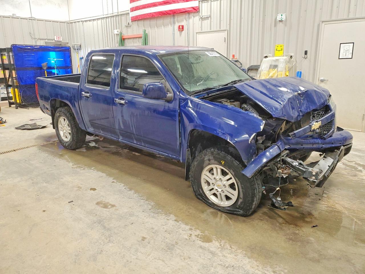 2012 Chevrolet Colorado Lt Blue vin: 1GCHTCFEXC8163386