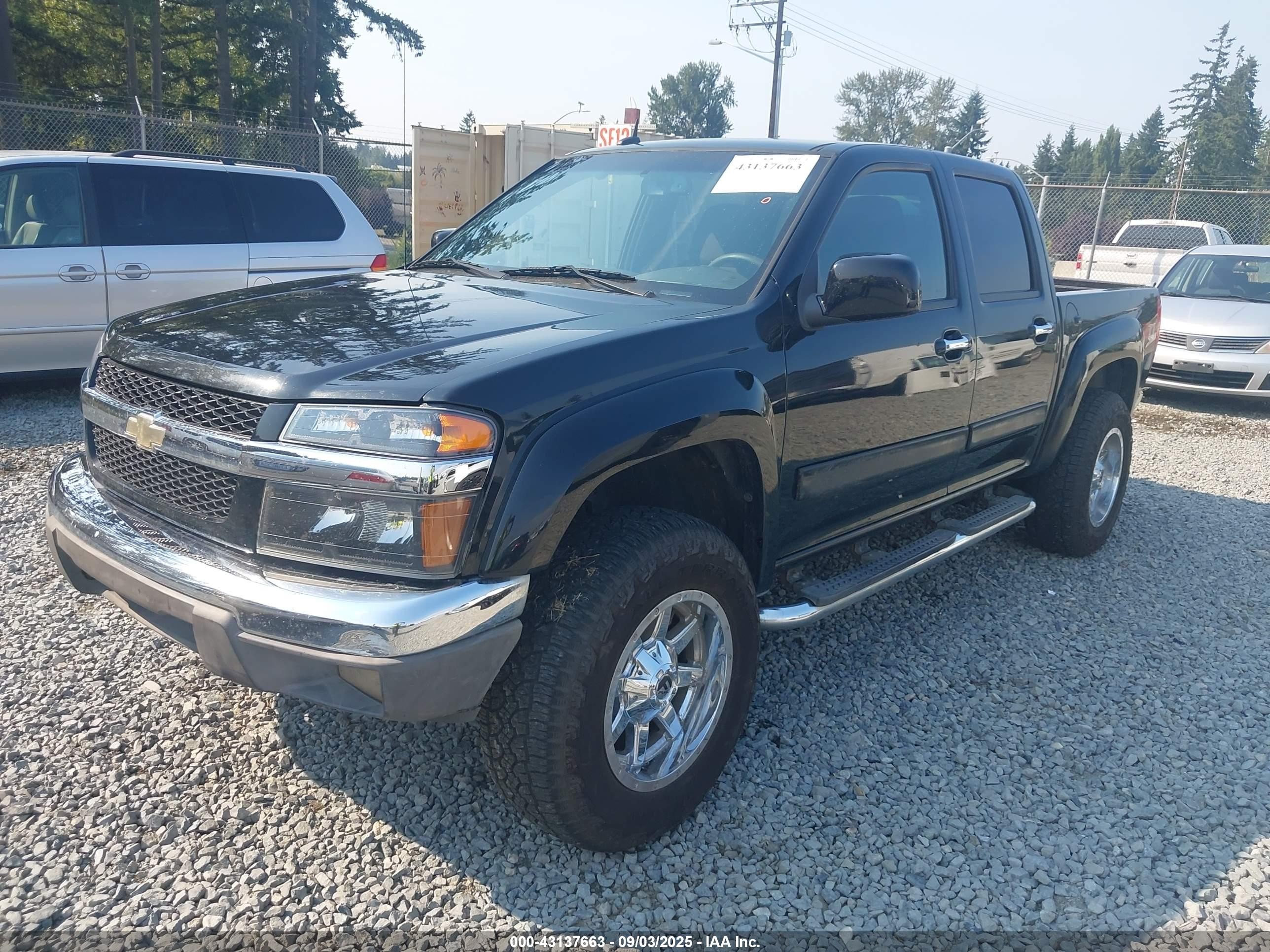 2012 Chevrolet Colorado 2lt Black vin: 1GCHTDFE1C8101106