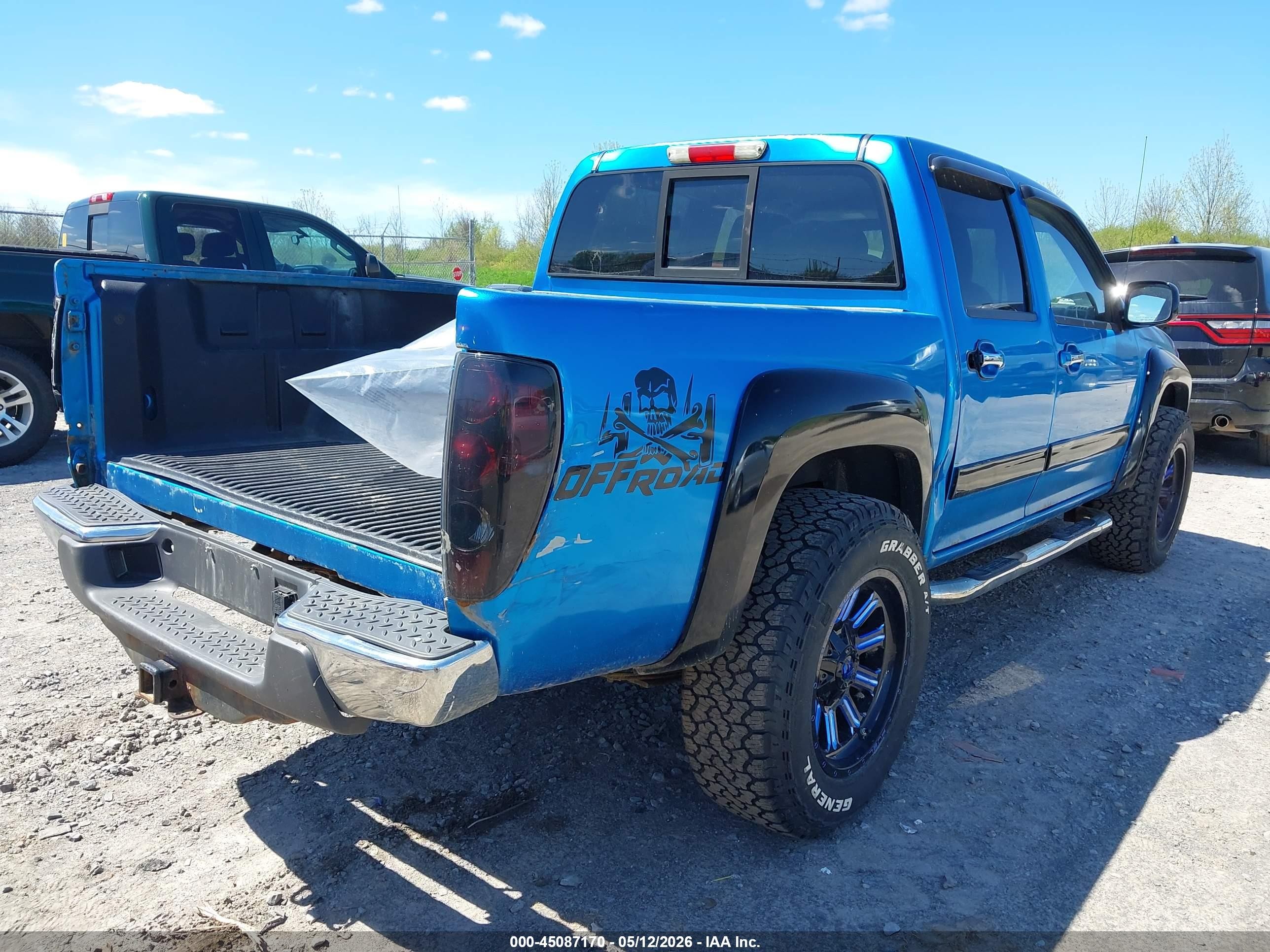 2012 Chevrolet Colorado 2lt Blue vin: 1GCHTDFE2C8127813