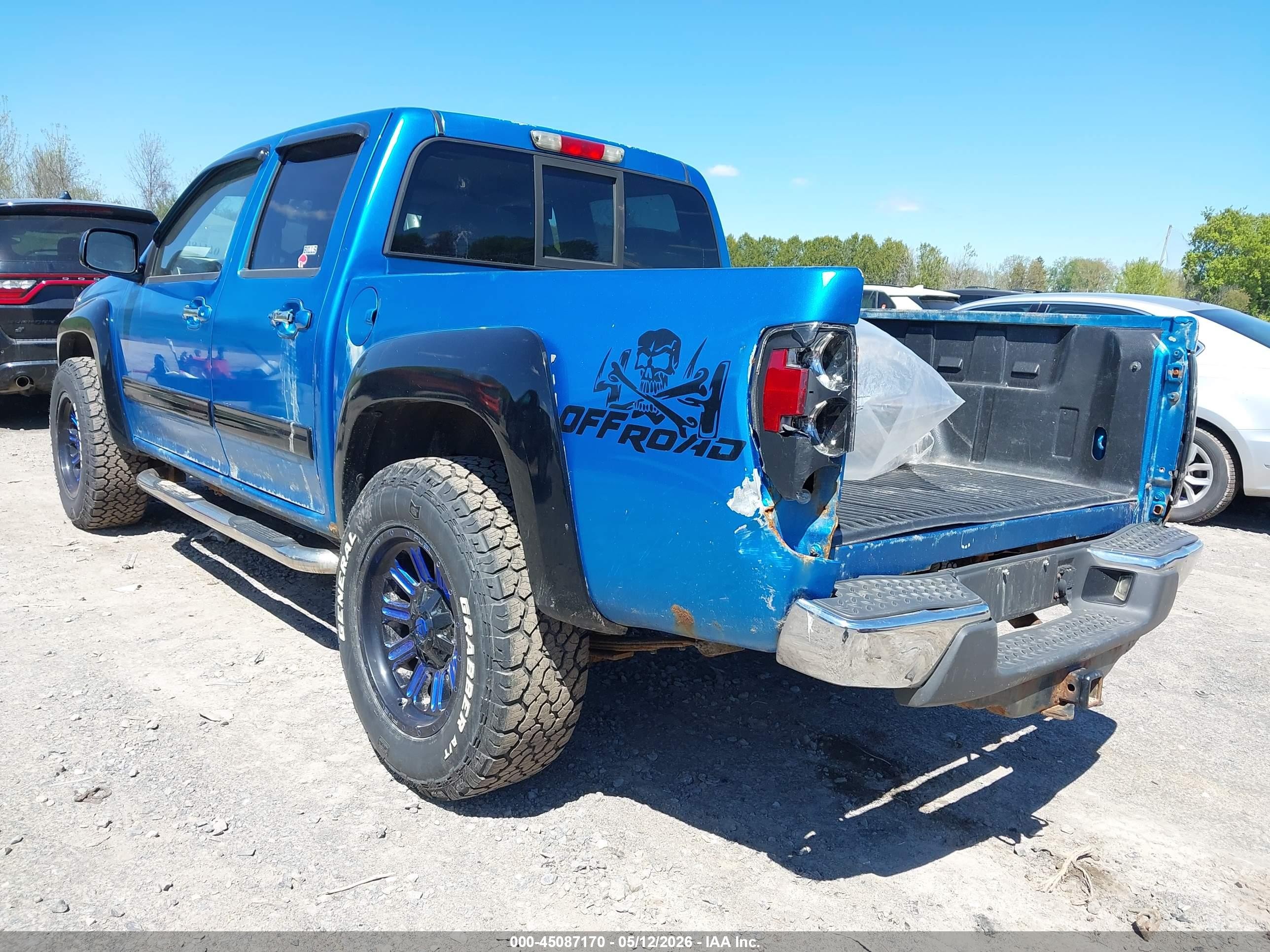 2012 Chevrolet Colorado 2lt Blue vin: 1GCHTDFE2C8127813