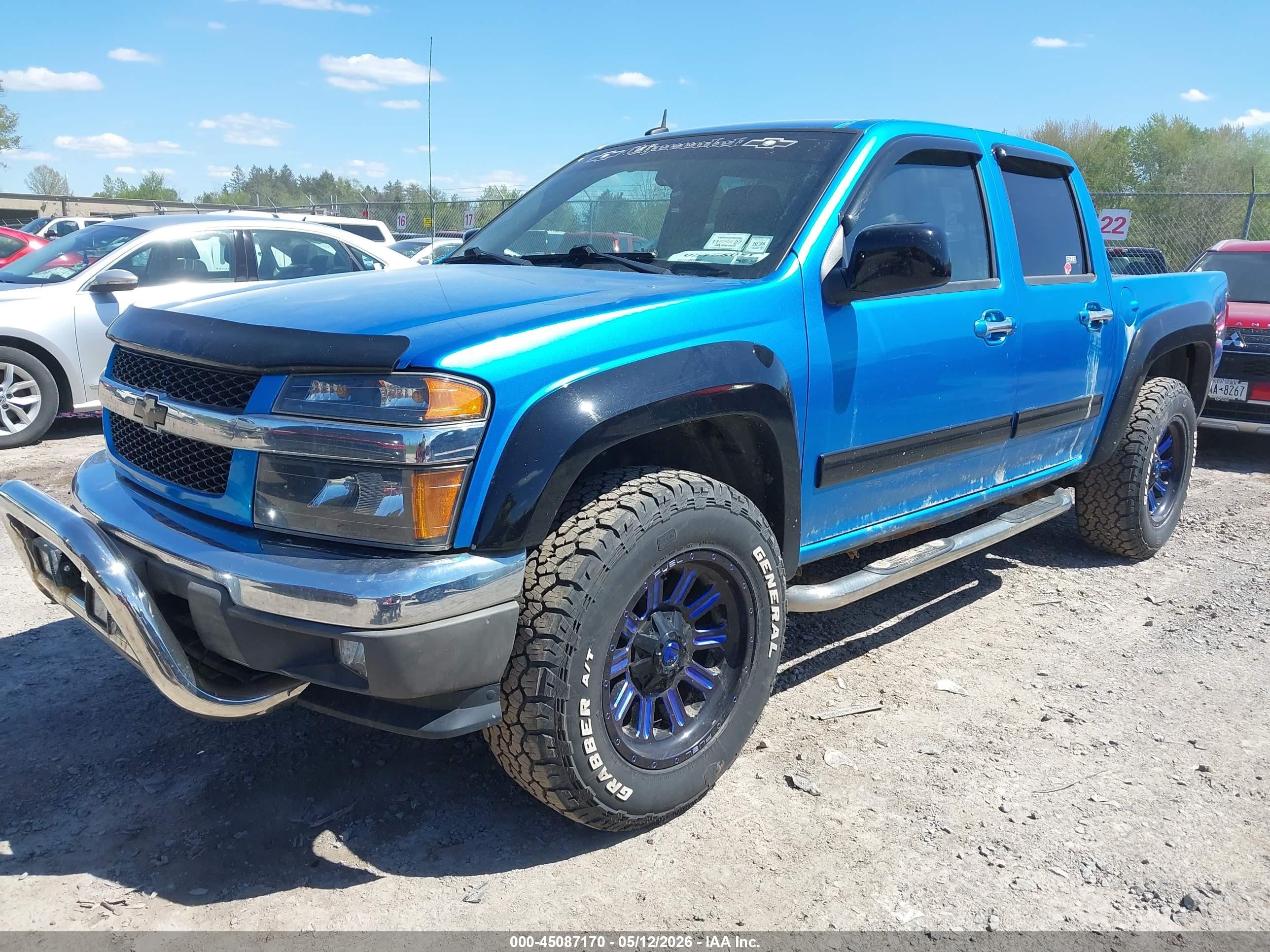 2012 Chevrolet Colorado 2lt Blue vin: 1GCHTDFE2C8127813