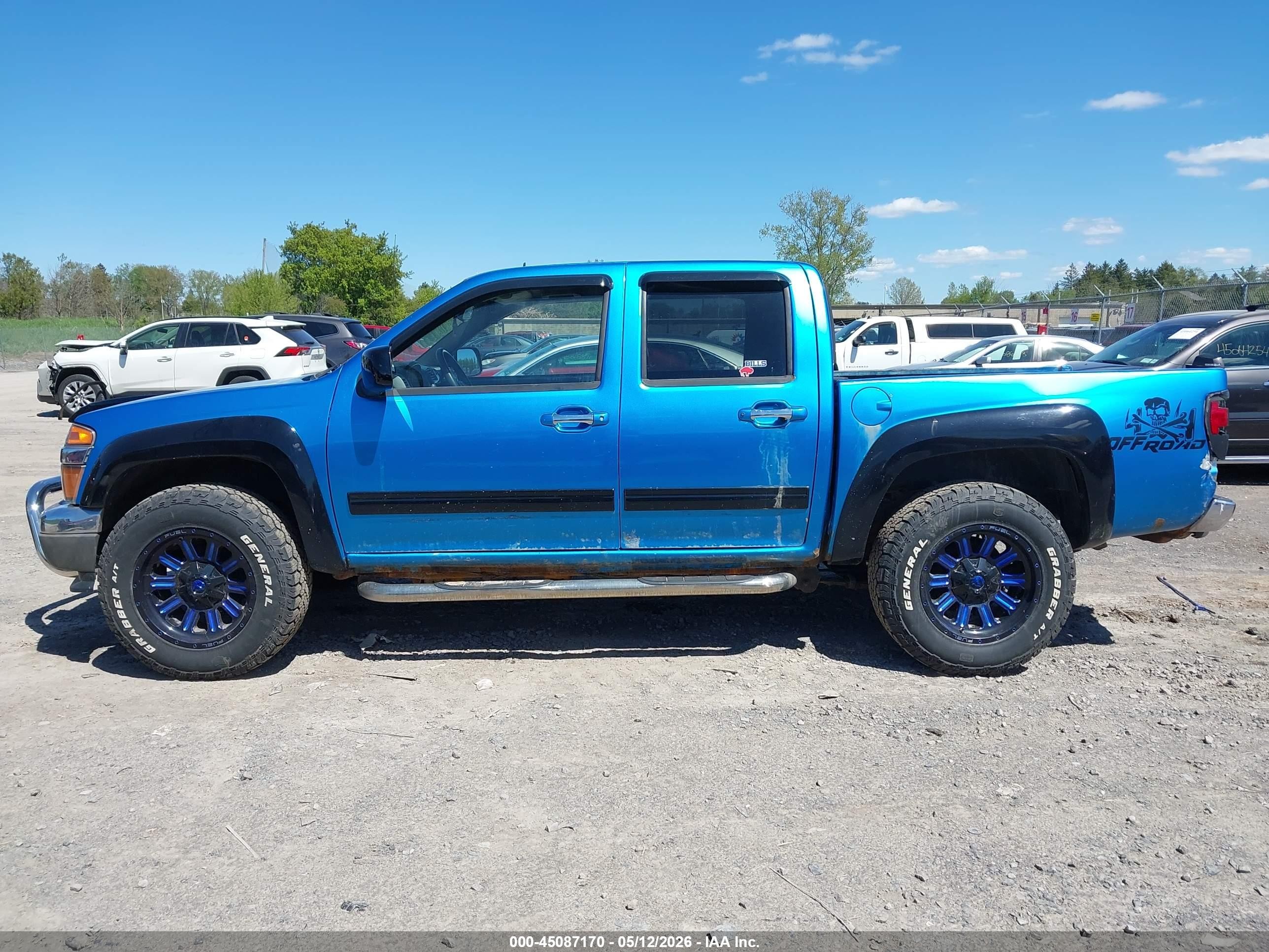 2012 Chevrolet Colorado 2lt Blue vin: 1GCHTDFE2C8127813