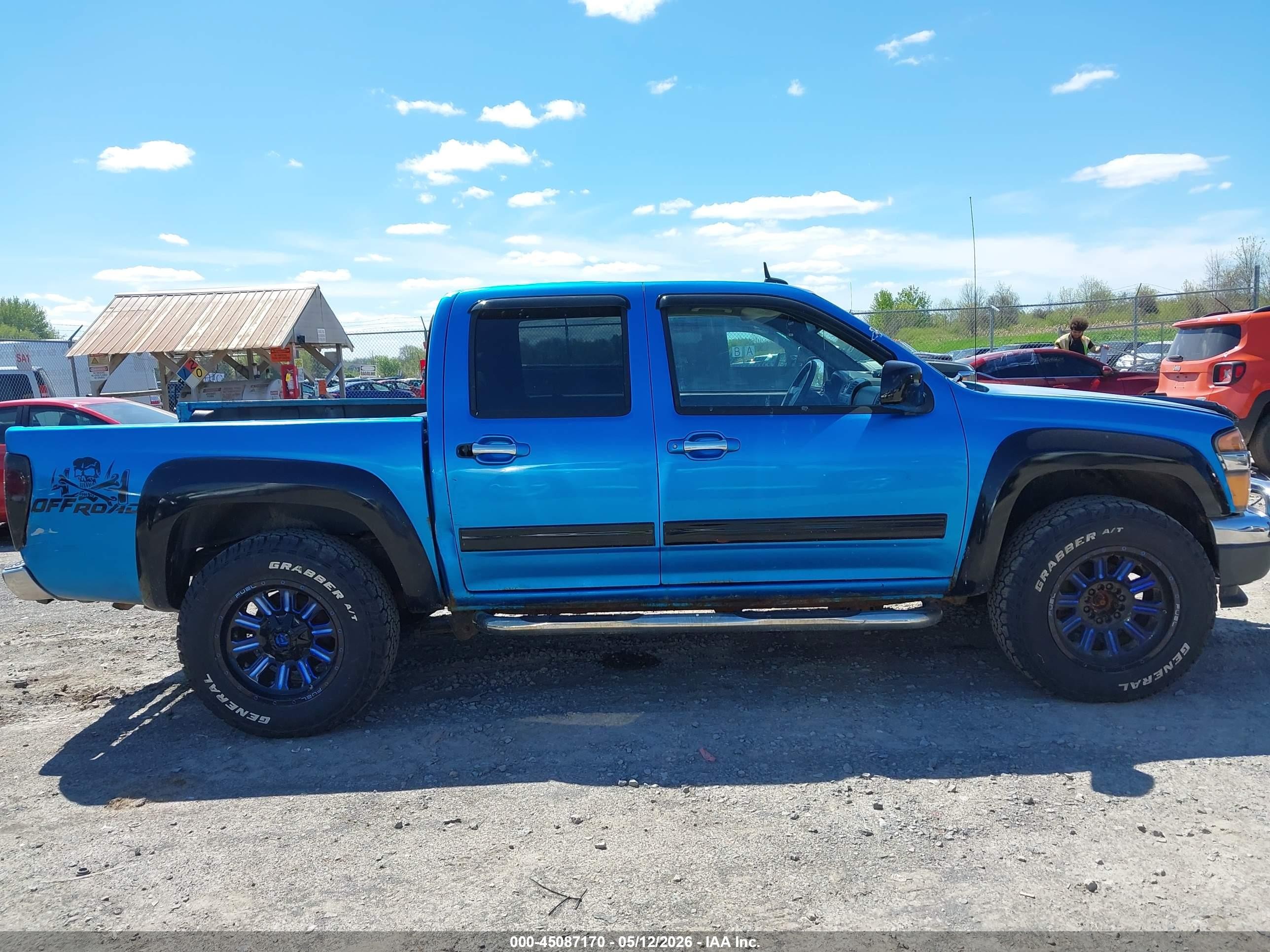 2012 Chevrolet Colorado 2lt Blue vin: 1GCHTDFE2C8127813