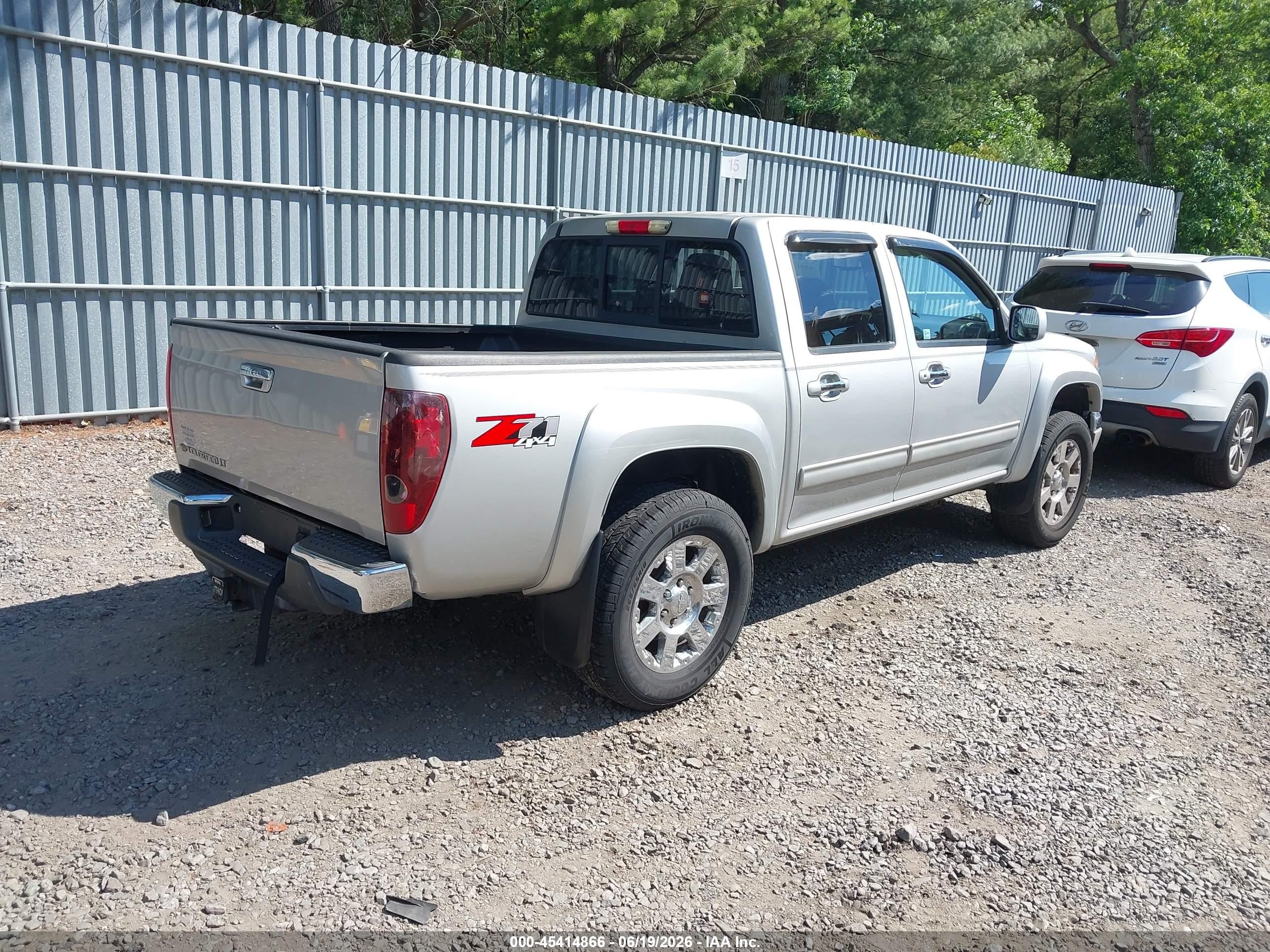 2012 Chevrolet Colorado Lt W/2lt Silver vin: 1GCHTDFE2C8135281