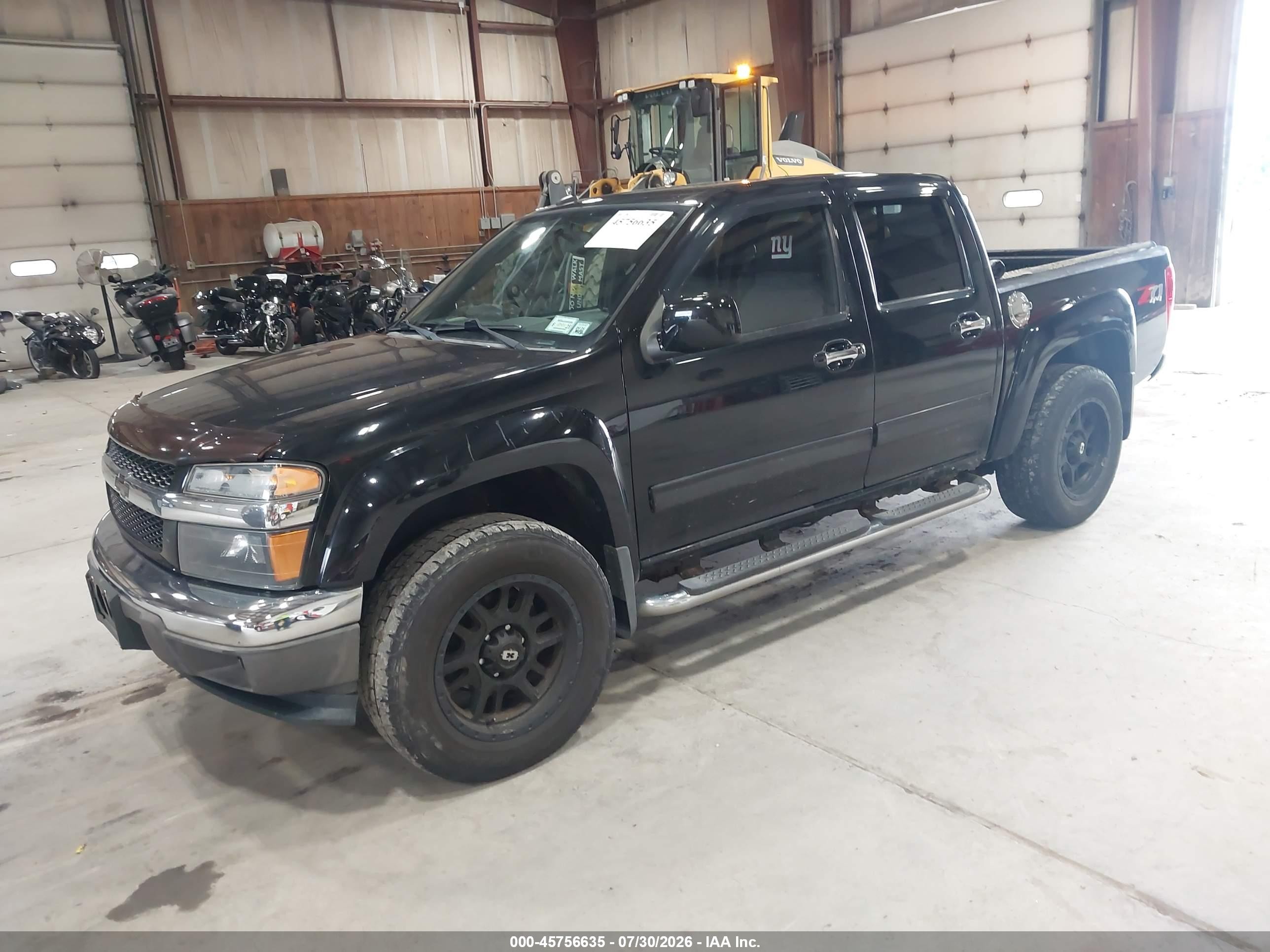 2012 Chevrolet Colorado Lt W/2lt Black vin: 1GCHTDFE3C8150971