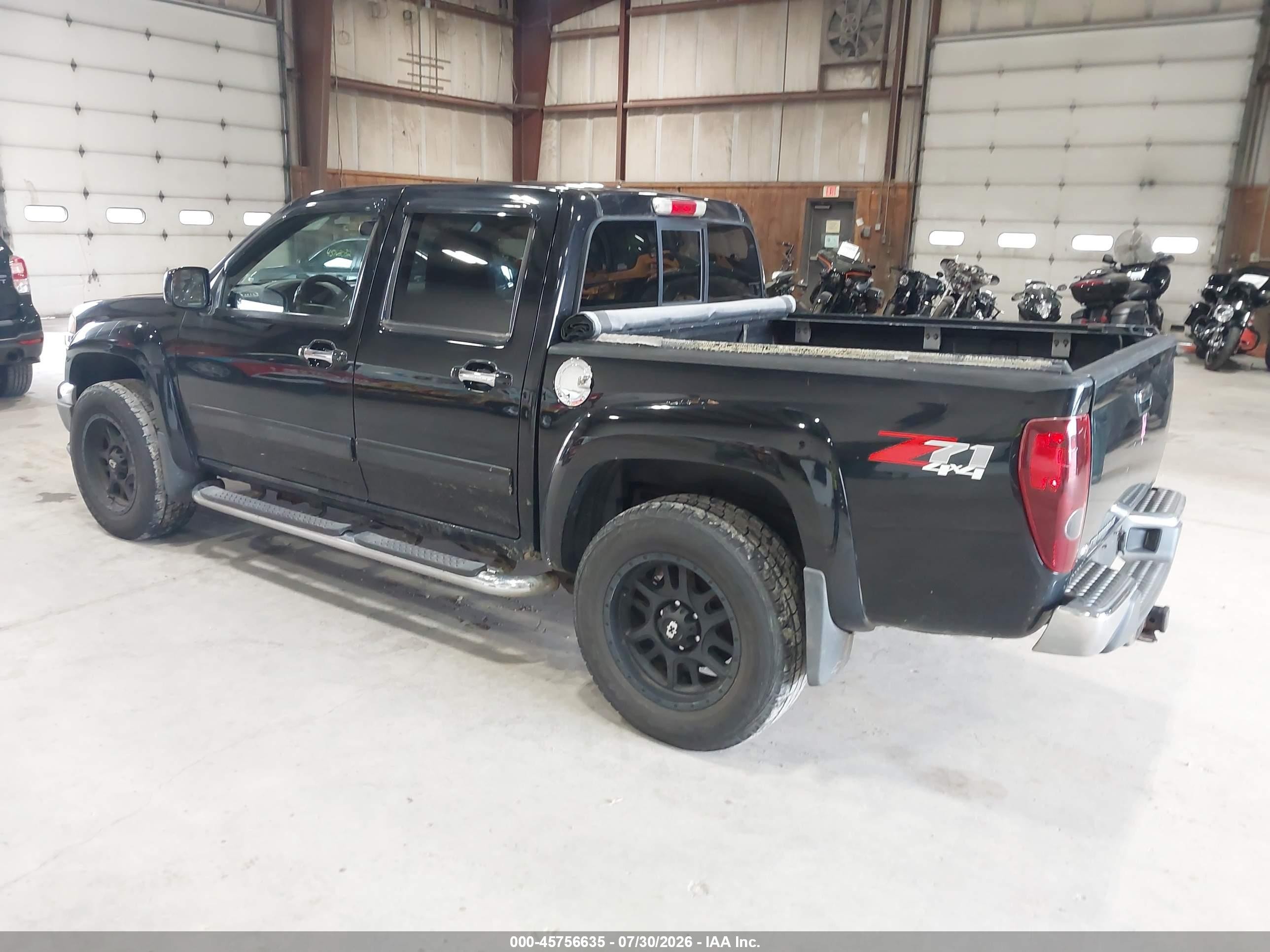 2012 Chevrolet Colorado Lt W/2lt Black vin: 1GCHTDFE3C8150971