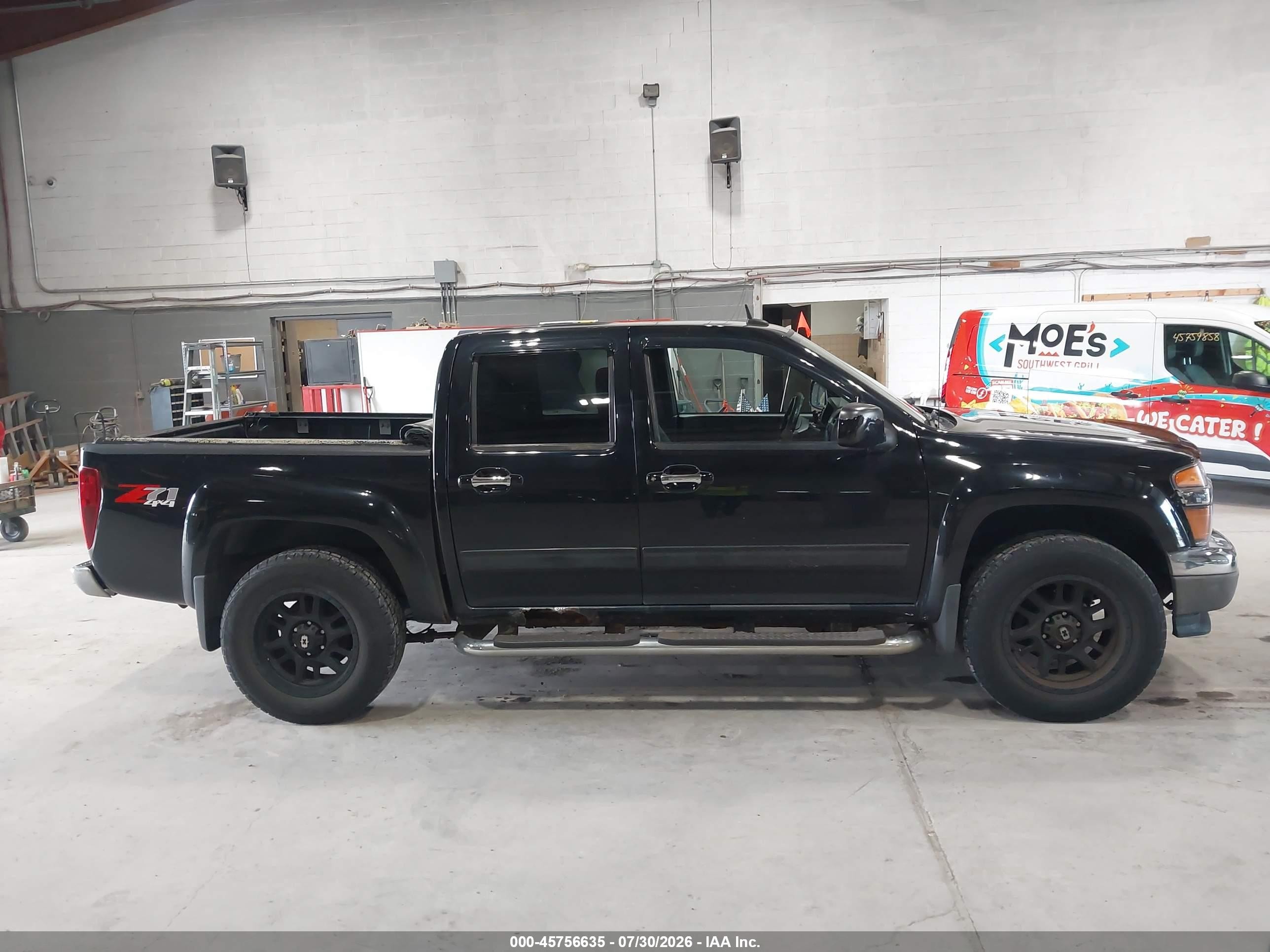 2012 Chevrolet Colorado Lt W/2lt Black vin: 1GCHTDFE3C8150971