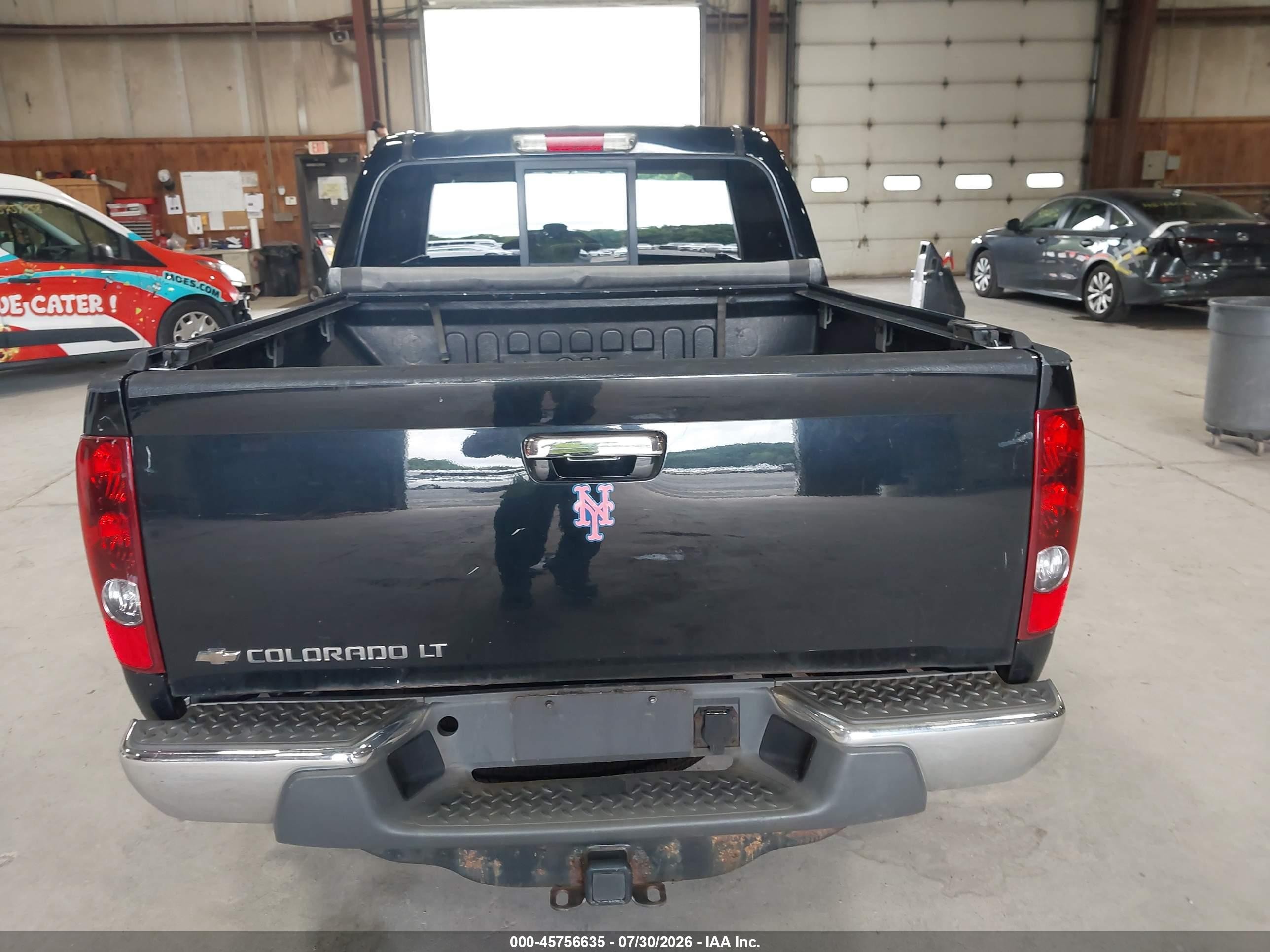 2012 Chevrolet Colorado Lt W/2lt Black vin: 1GCHTDFE3C8150971