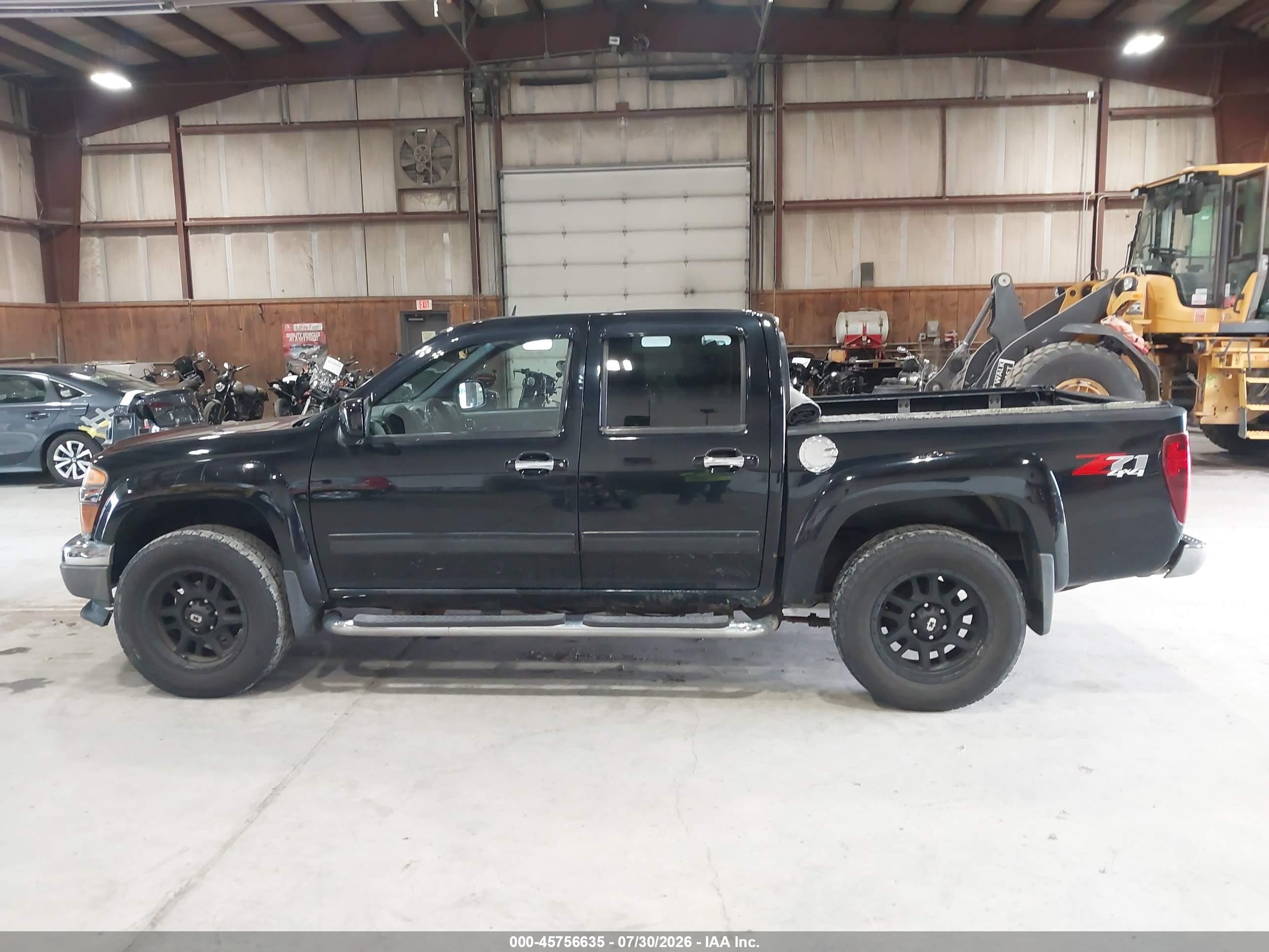 2012 Chevrolet Colorado Lt W/2lt Black vin: 1GCHTDFE3C8150971