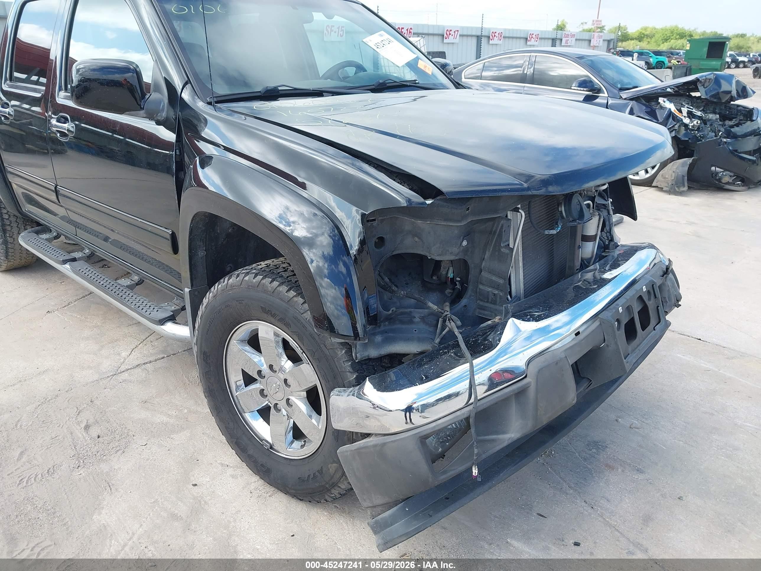 2012 Chevrolet Colorado 2lt Black vin: 1GCHTDFE3C8165728