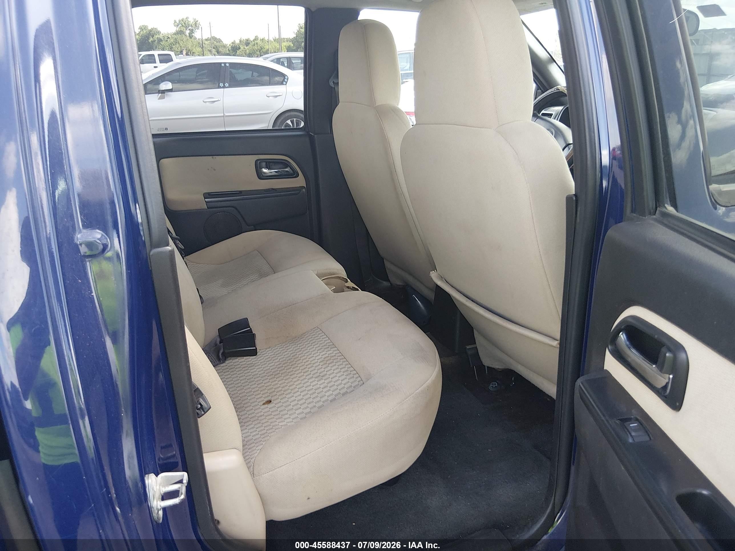 2012 Chevrolet Colorado Lt W/2lt Blue vin: 1GCHTDFE4C8114738
