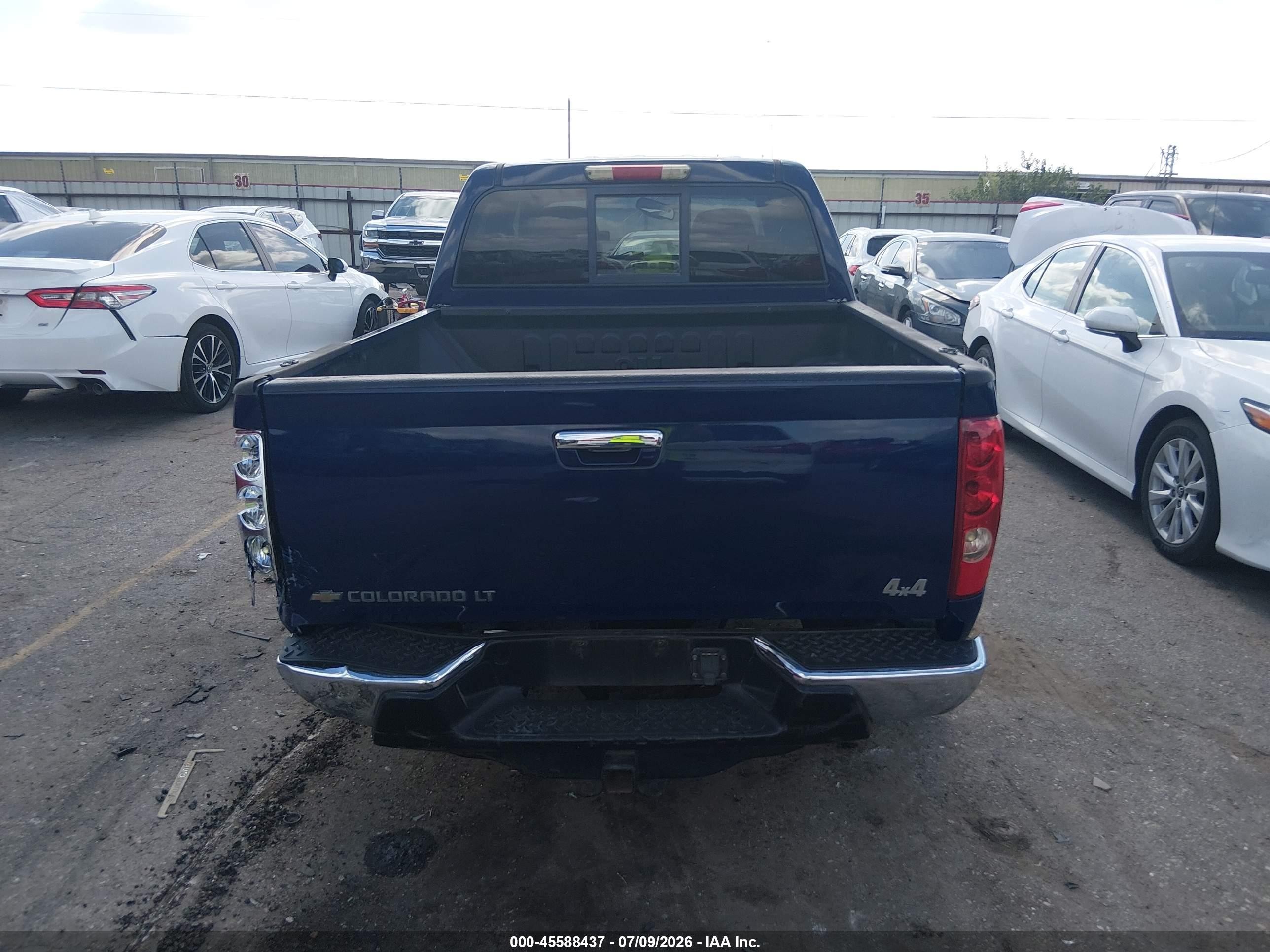 2012 Chevrolet Colorado Lt W/2lt Blue vin: 1GCHTDFE4C8114738