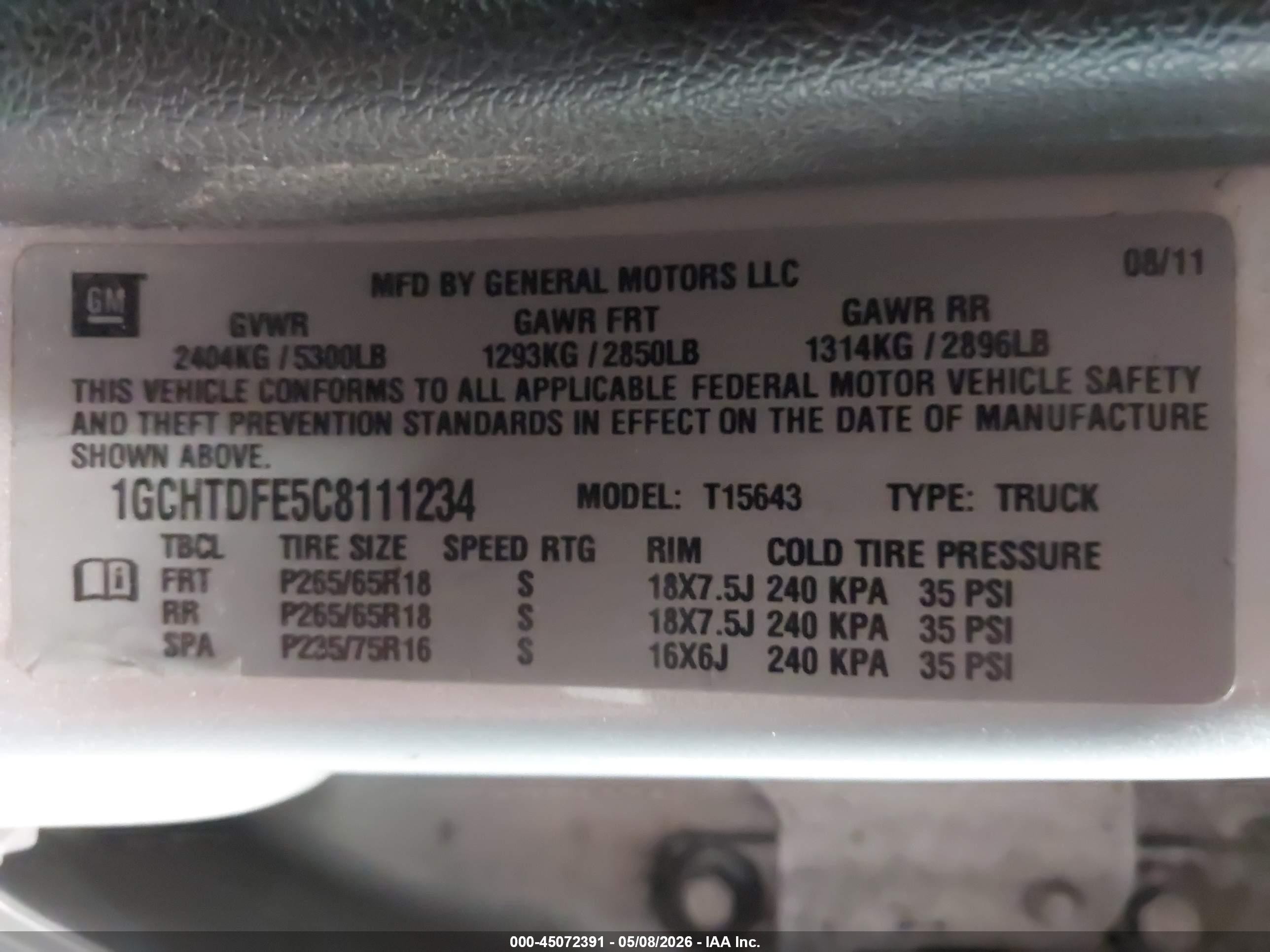 2012 Chevrolet Colorado 2lt Silver vin: 1GCHTDFE5C8111234