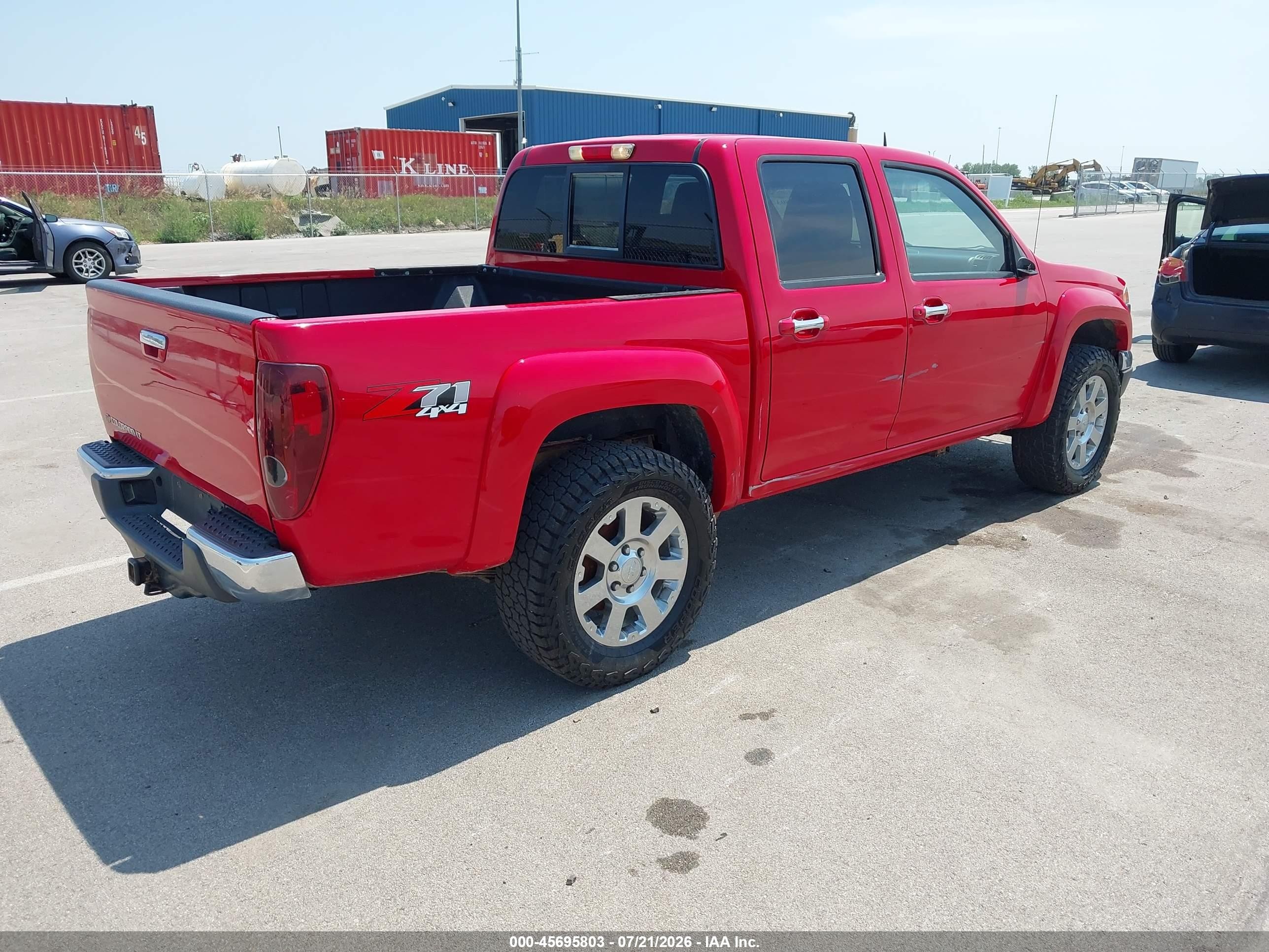 2012 Chevrolet Colorado Lt W/2lt Красный vin: 1GCHTDFE5C8114862