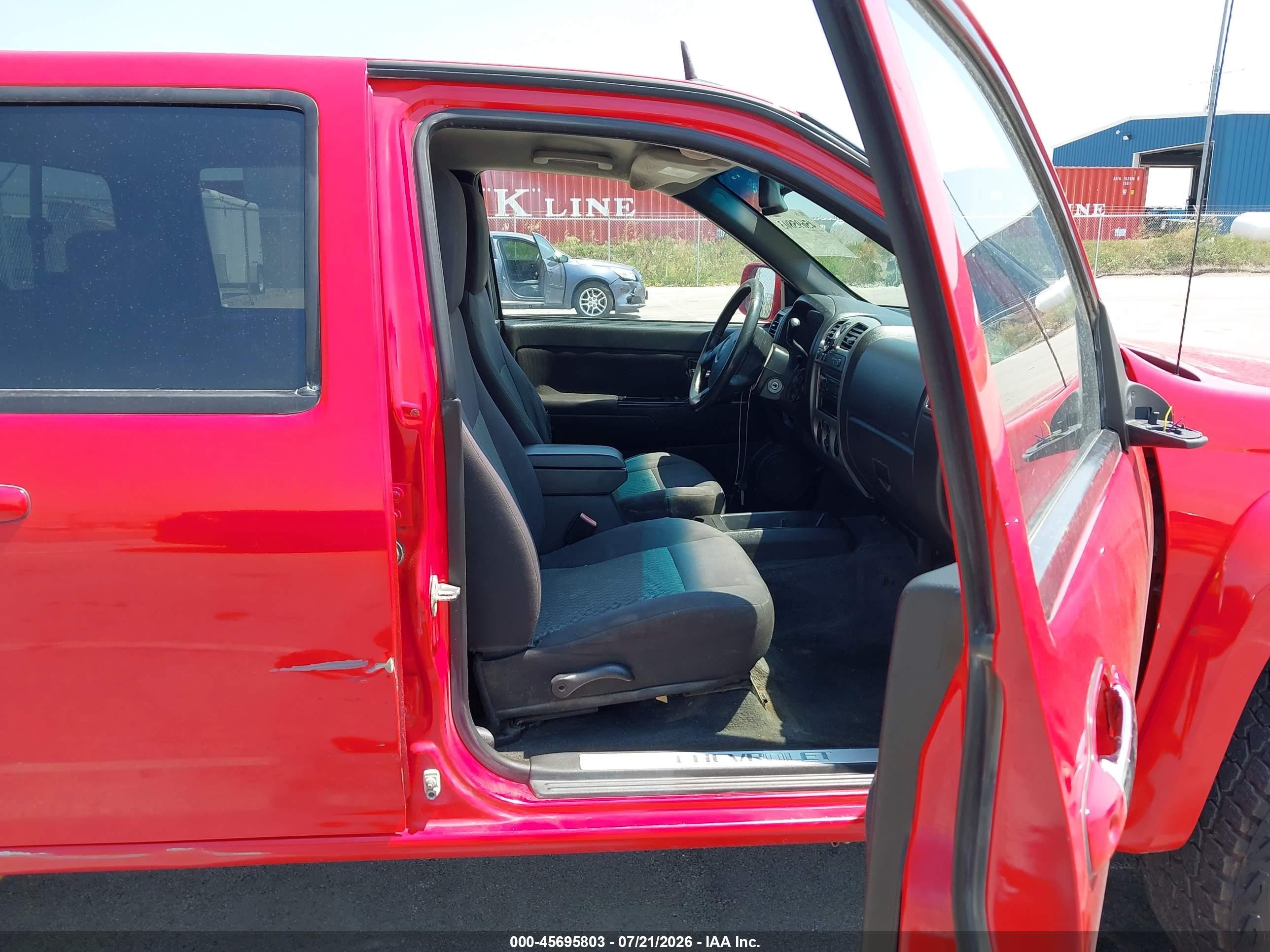 2012 Chevrolet Colorado Lt W/2lt Красный vin: 1GCHTDFE5C8114862