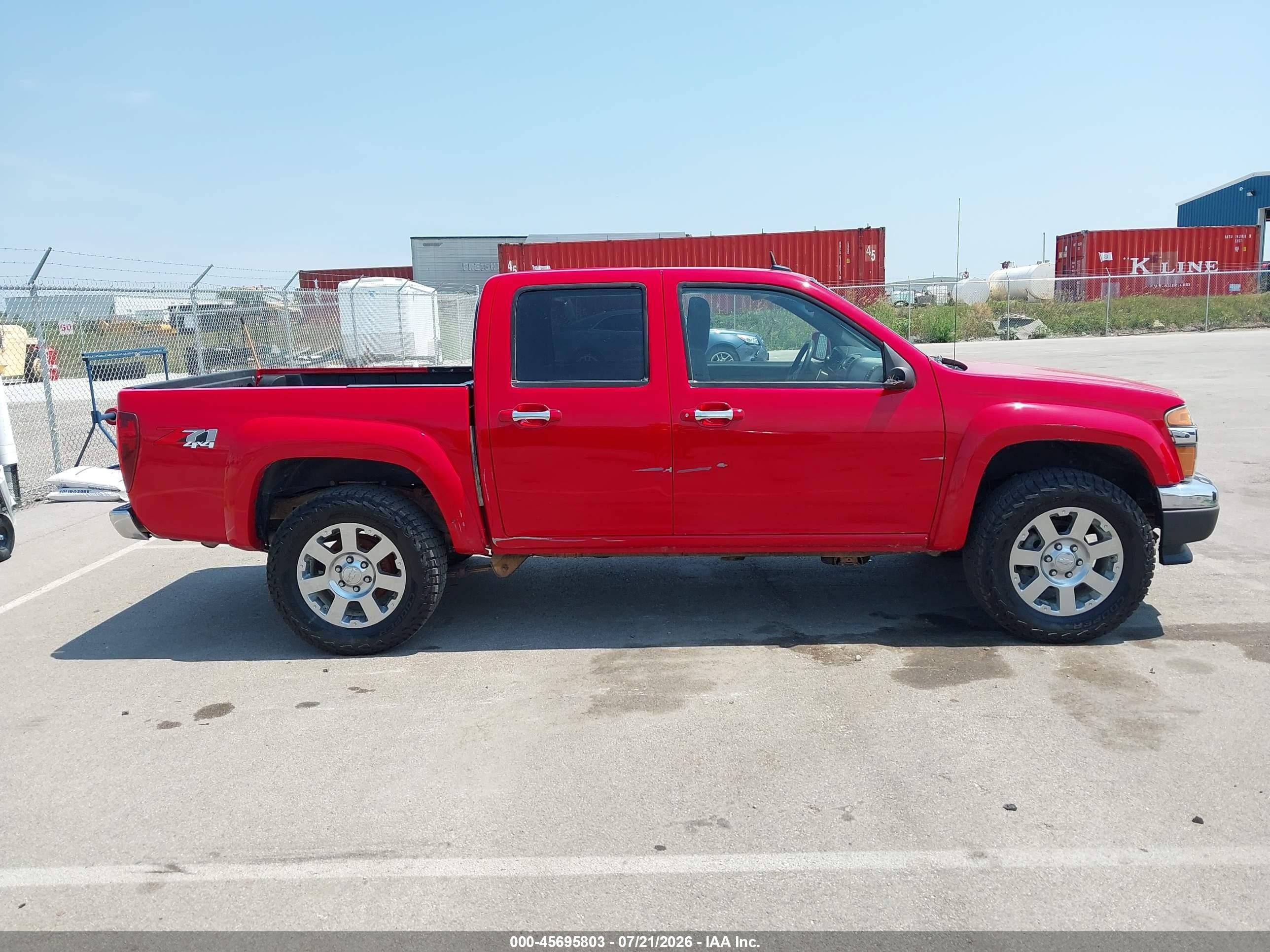2012 Chevrolet Colorado Lt W/2lt Красный vin: 1GCHTDFE5C8114862