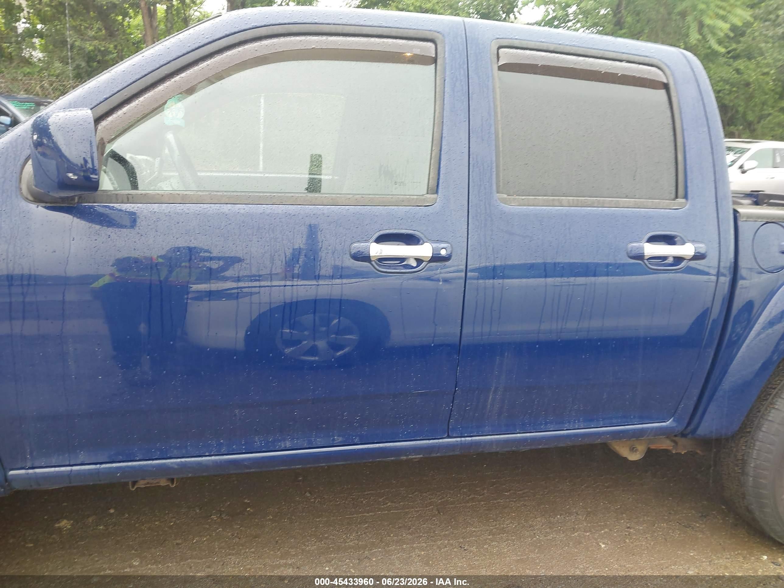 2012 Chevrolet Colorado Lt W/2lt Blue vin: 1GCHTDFE5C8134903
