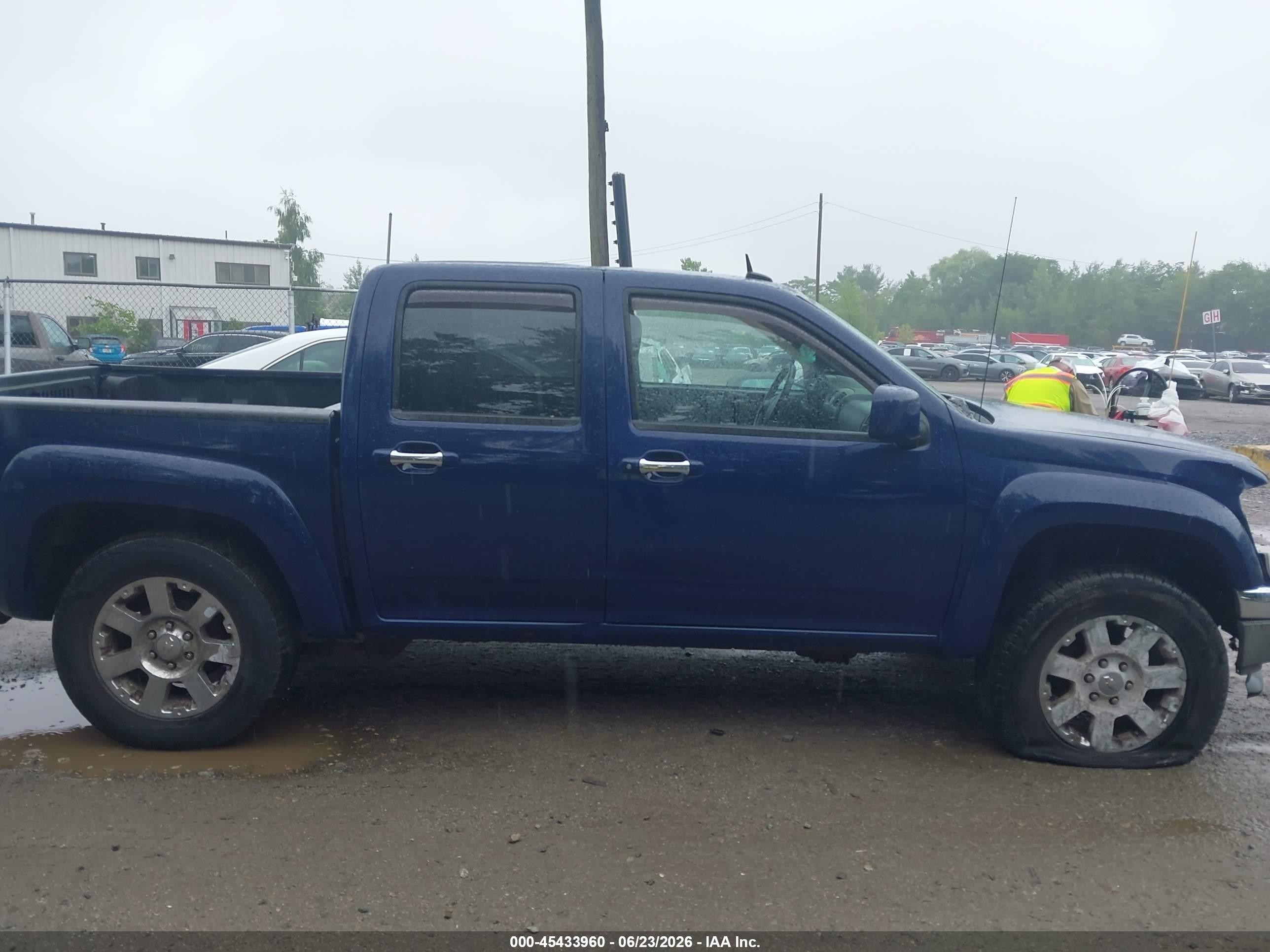 2012 Chevrolet Colorado Lt W/2lt Blue vin: 1GCHTDFE5C8134903