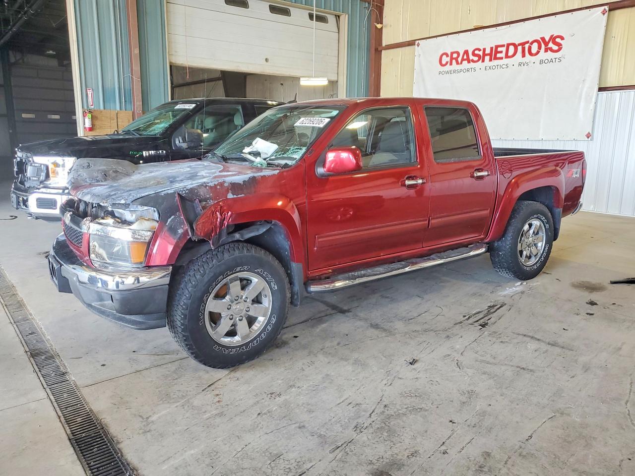 2011 Chevrolet Colorado Lt Burgundy vin: 1GCHTDFE6B8131460