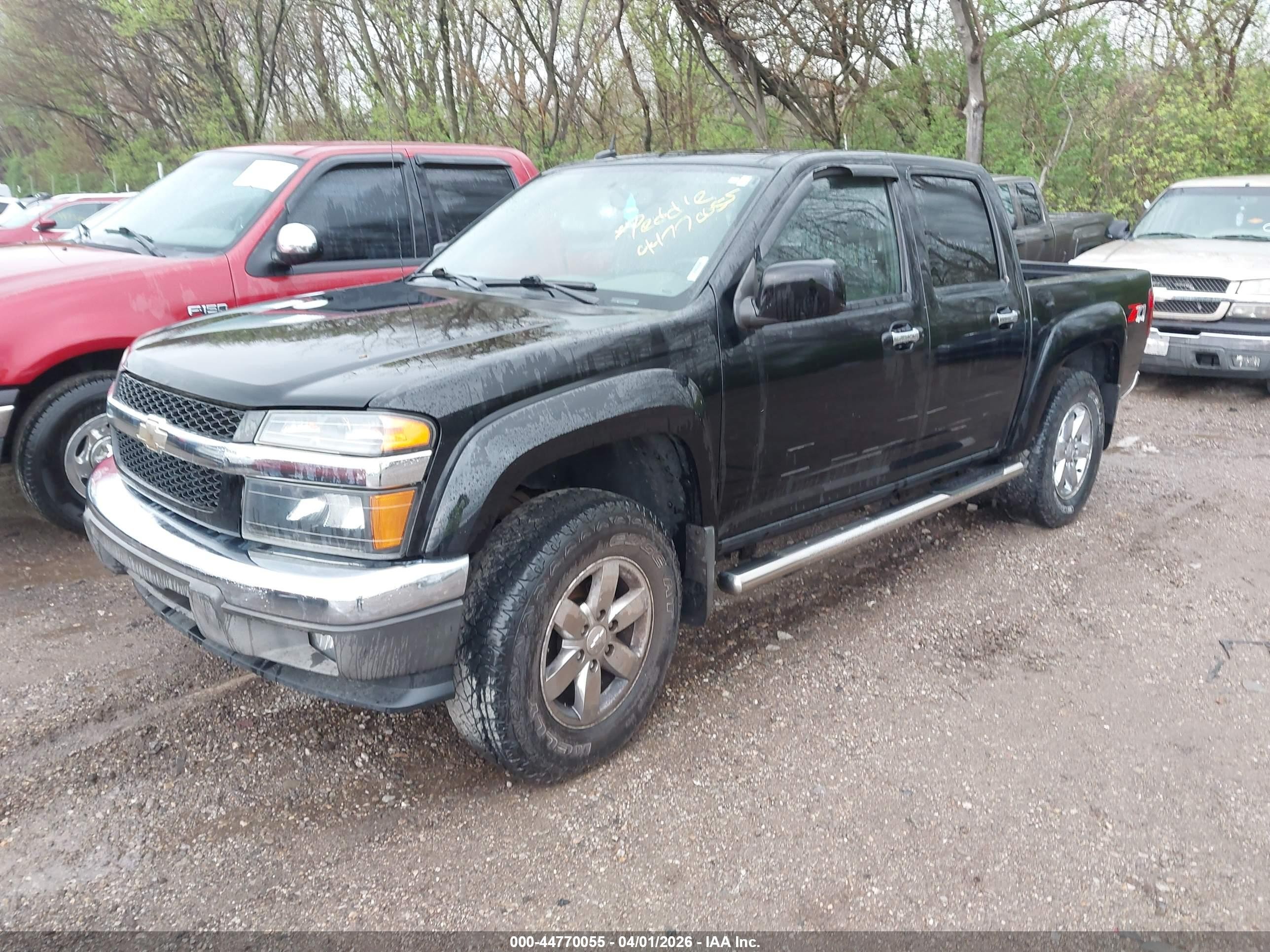 2012 Chevrolet Colorado 2lt Black vin: 1GCHTDFE7C8134725