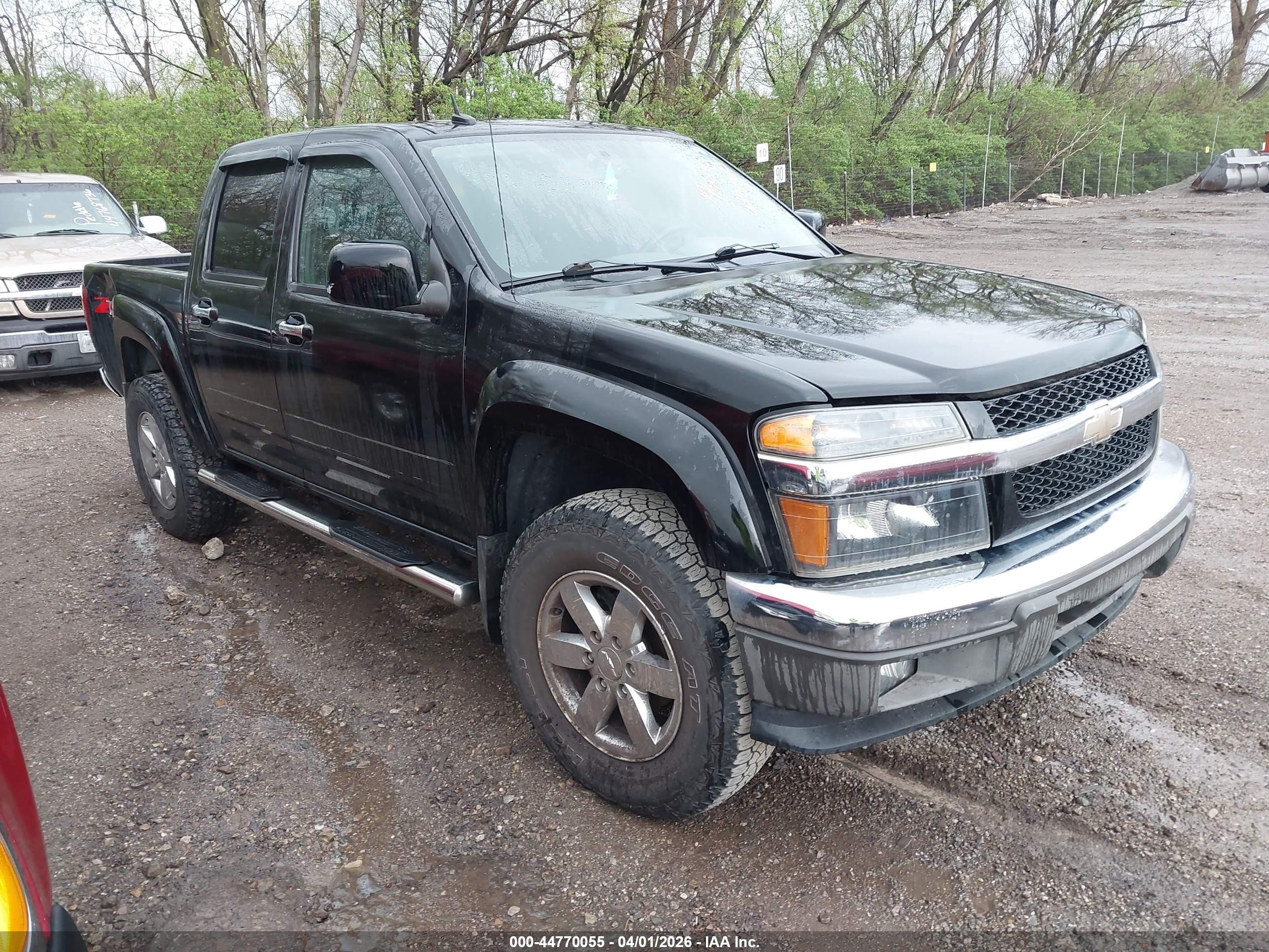 2012 Chevrolet Colorado 2lt Black vin: 1GCHTDFE7C8134725