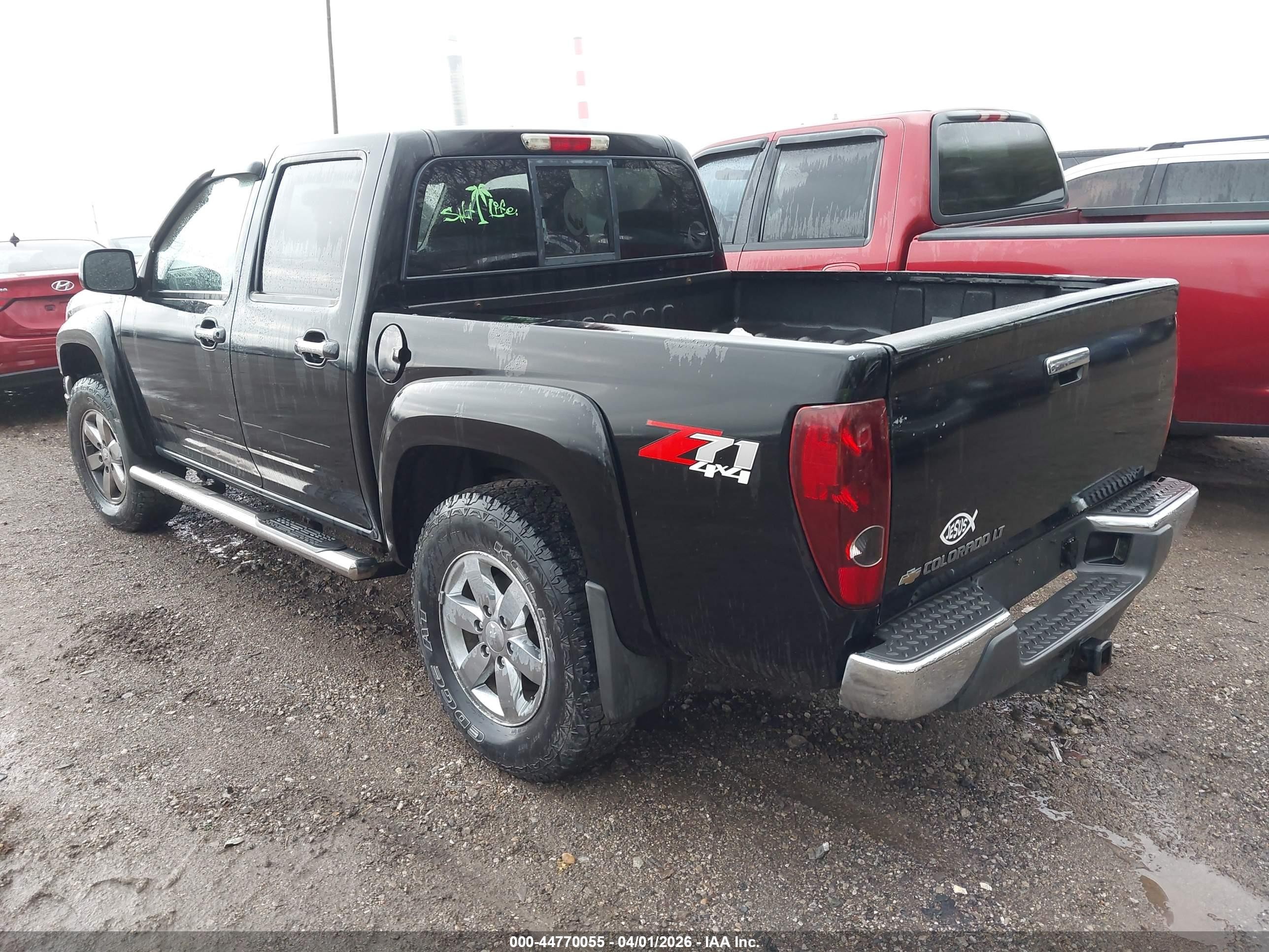 2012 Chevrolet Colorado 2lt Black vin: 1GCHTDFE7C8134725