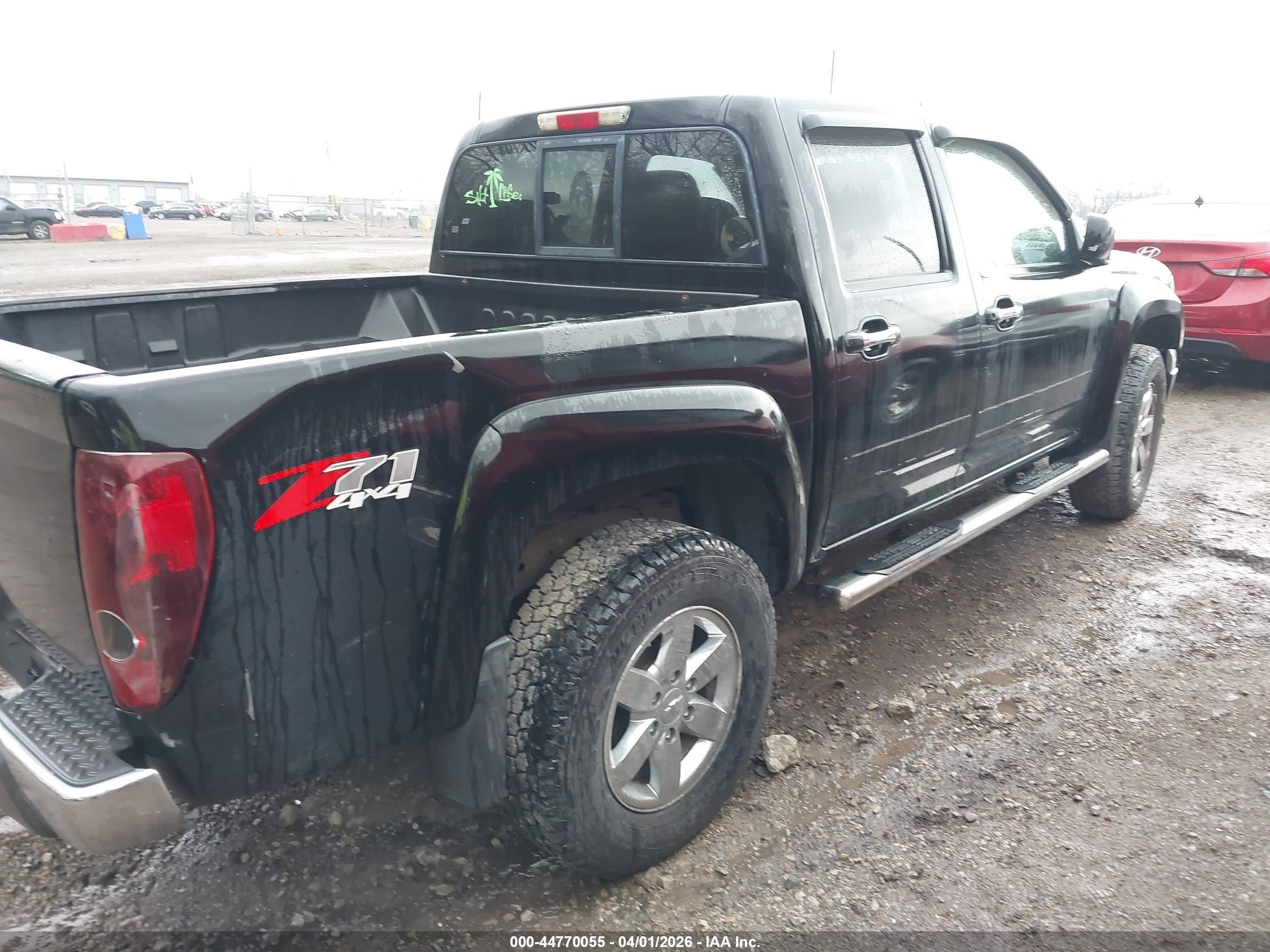 2012 Chevrolet Colorado 2lt Black vin: 1GCHTDFE7C8134725