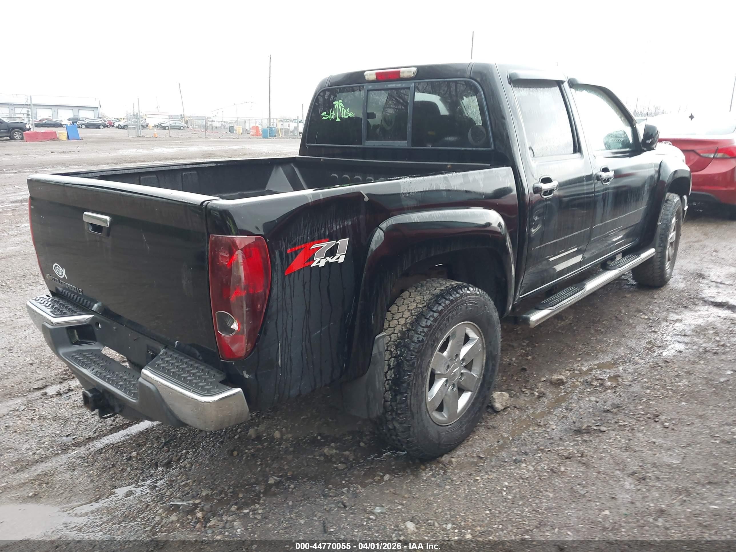 2012 Chevrolet Colorado 2lt Black vin: 1GCHTDFE7C8134725
