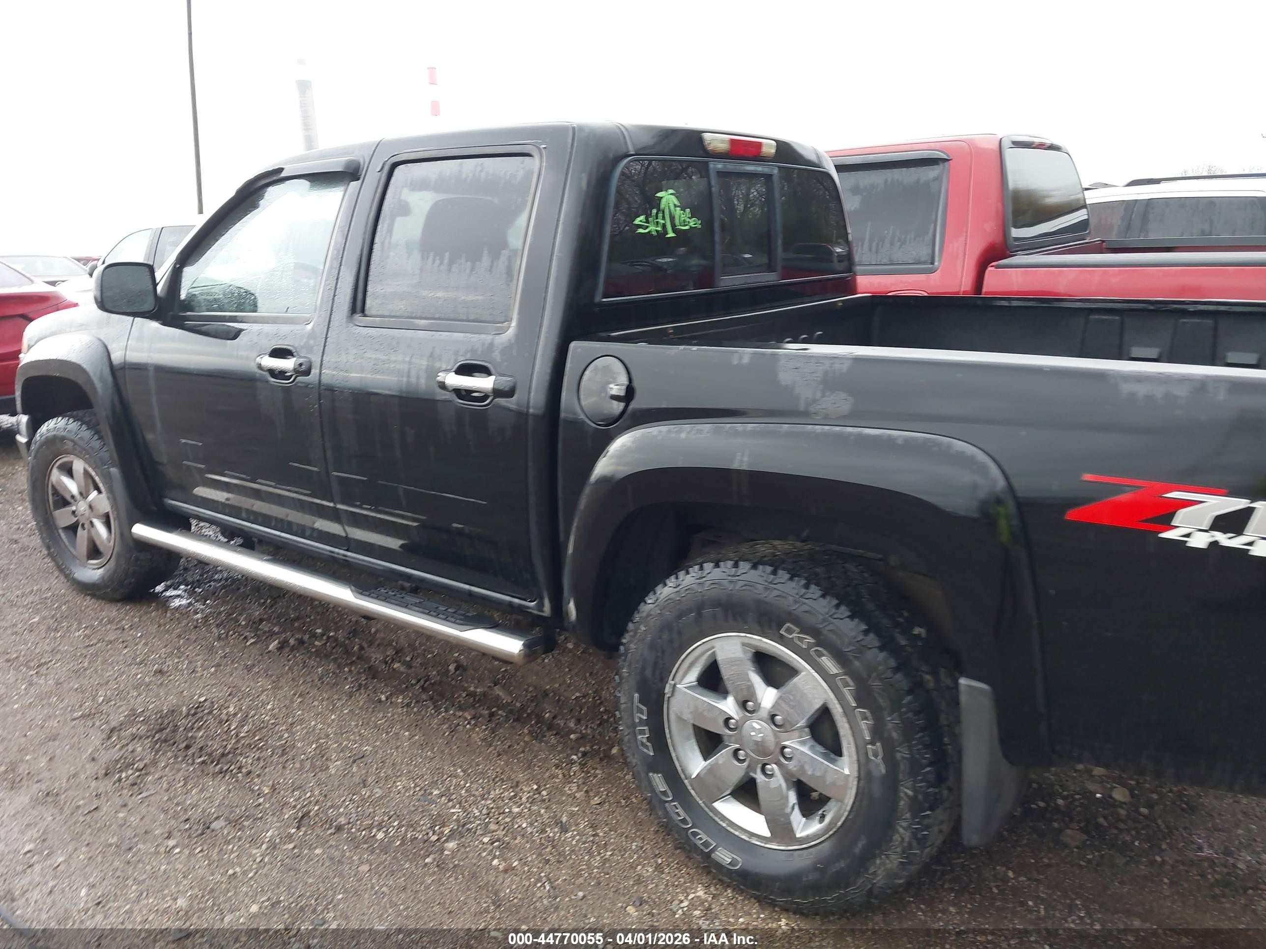 2012 Chevrolet Colorado 2lt Black vin: 1GCHTDFE7C8134725