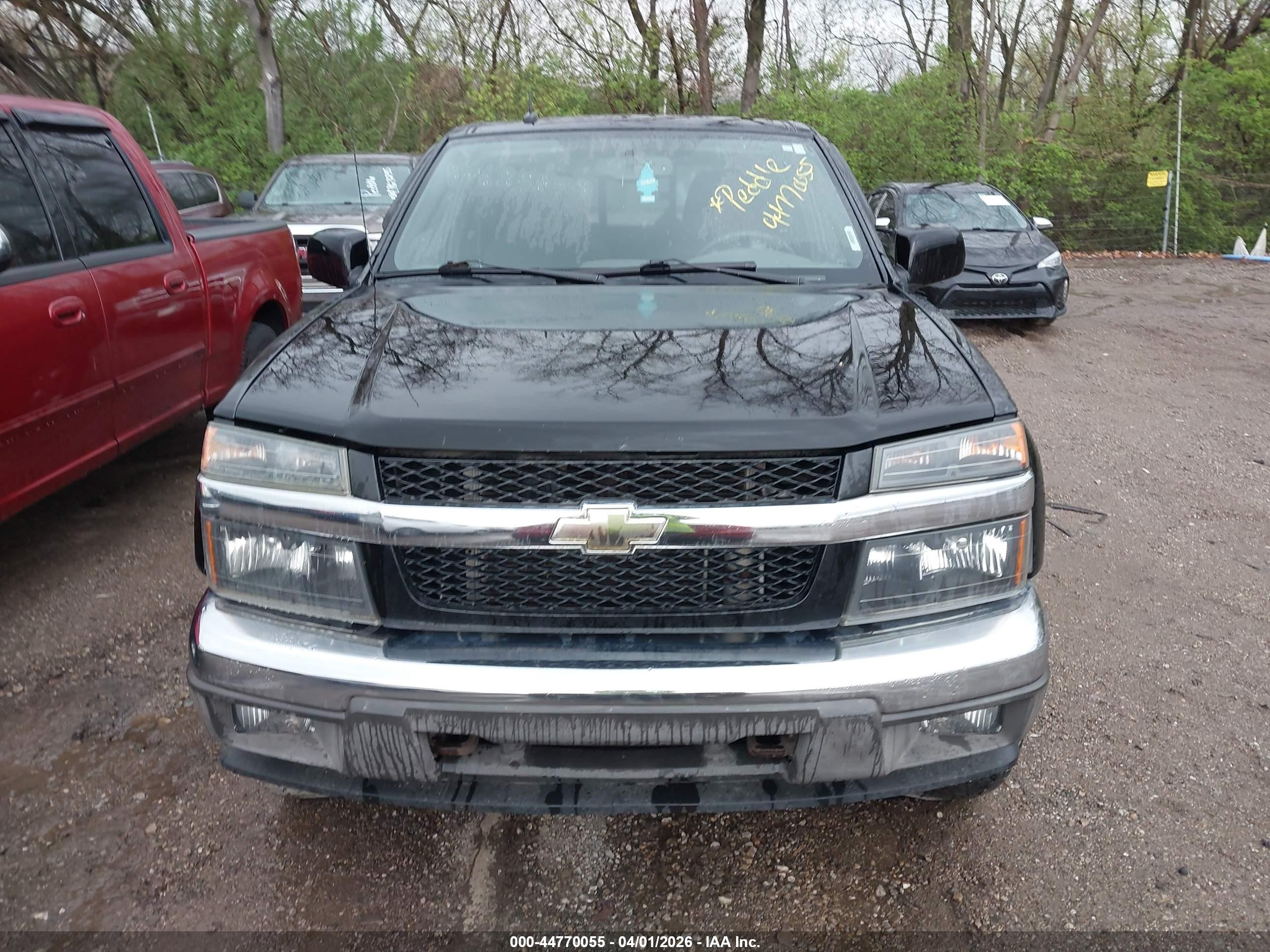2012 Chevrolet Colorado 2lt Black vin: 1GCHTDFE7C8134725