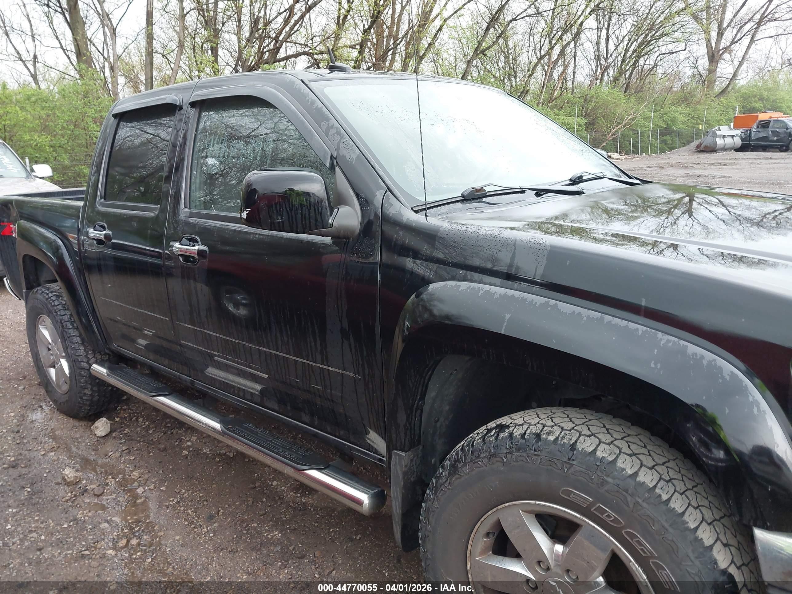 2012 Chevrolet Colorado 2lt Black vin: 1GCHTDFE7C8134725
