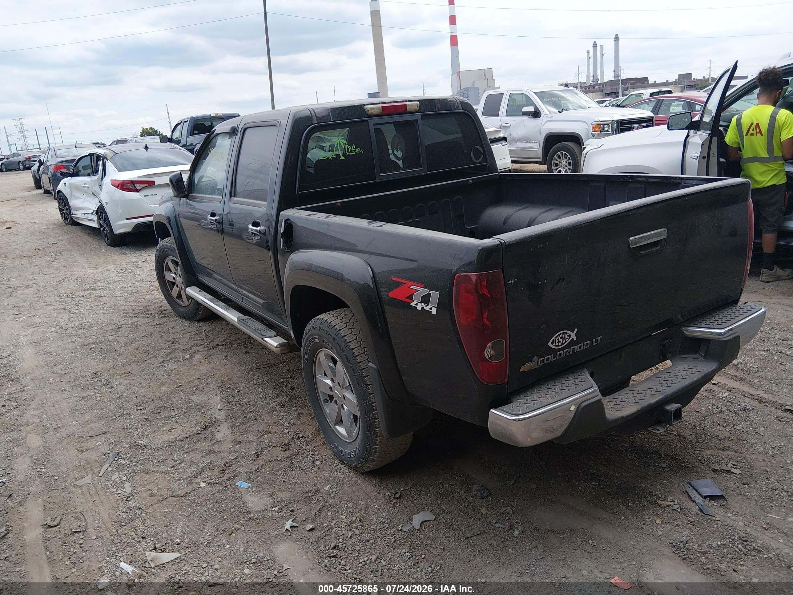 2012 Chevrolet Colorado 2lt Black vin: 1GCHTDFE7C8134725