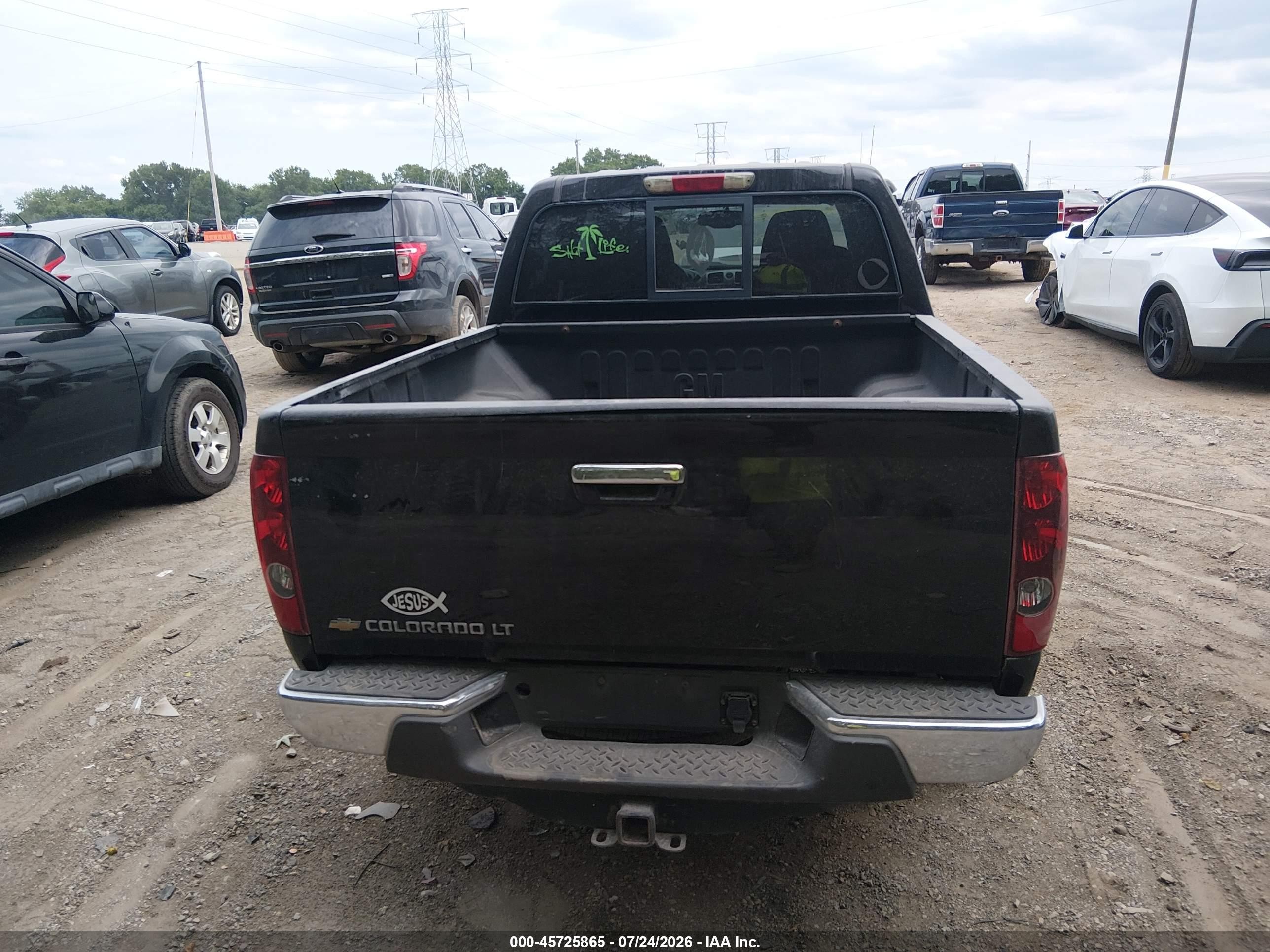 2012 Chevrolet Colorado 2lt Black vin: 1GCHTDFE7C8134725