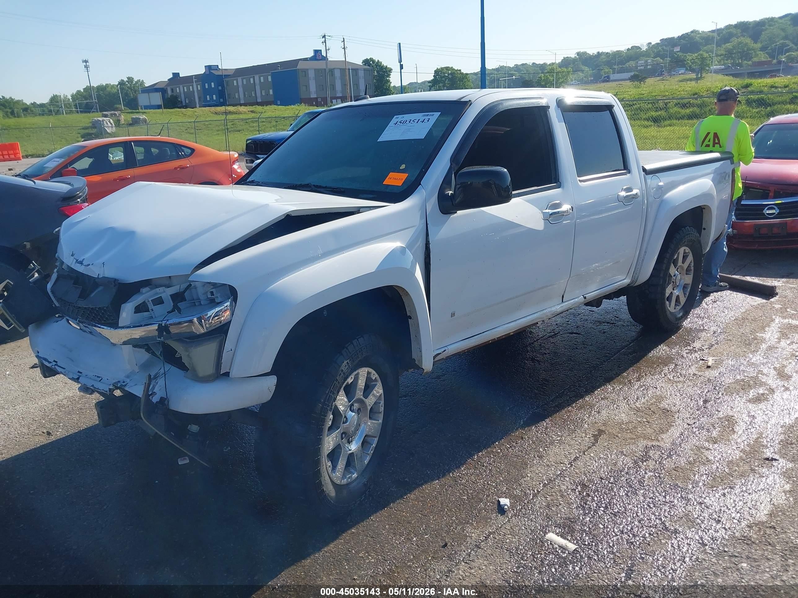 2012 Chevrolet Colorado 2lt White vin: 1GCHTDFE7C8148950