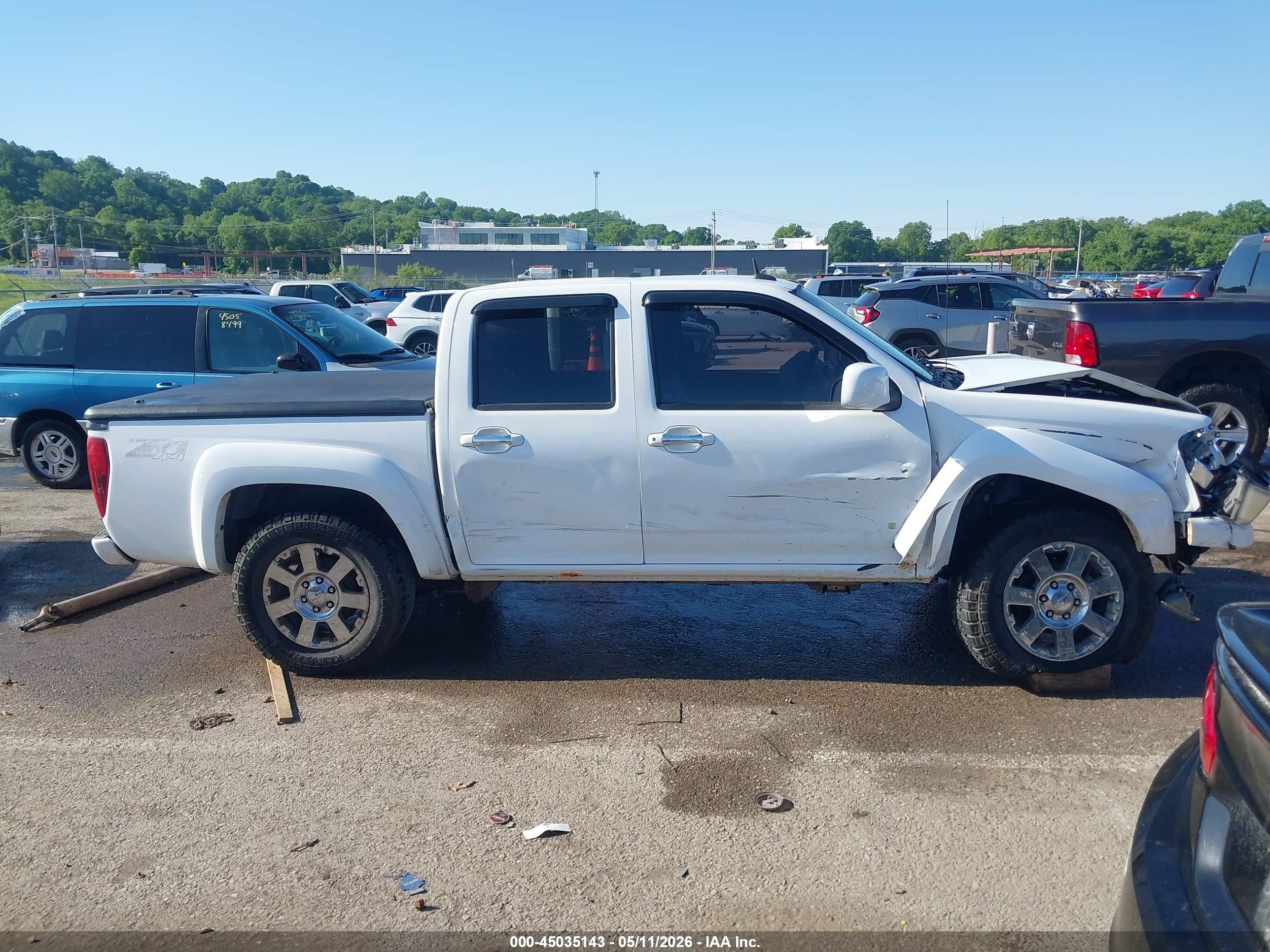2012 Chevrolet Colorado 2lt White vin: 1GCHTDFE7C8148950