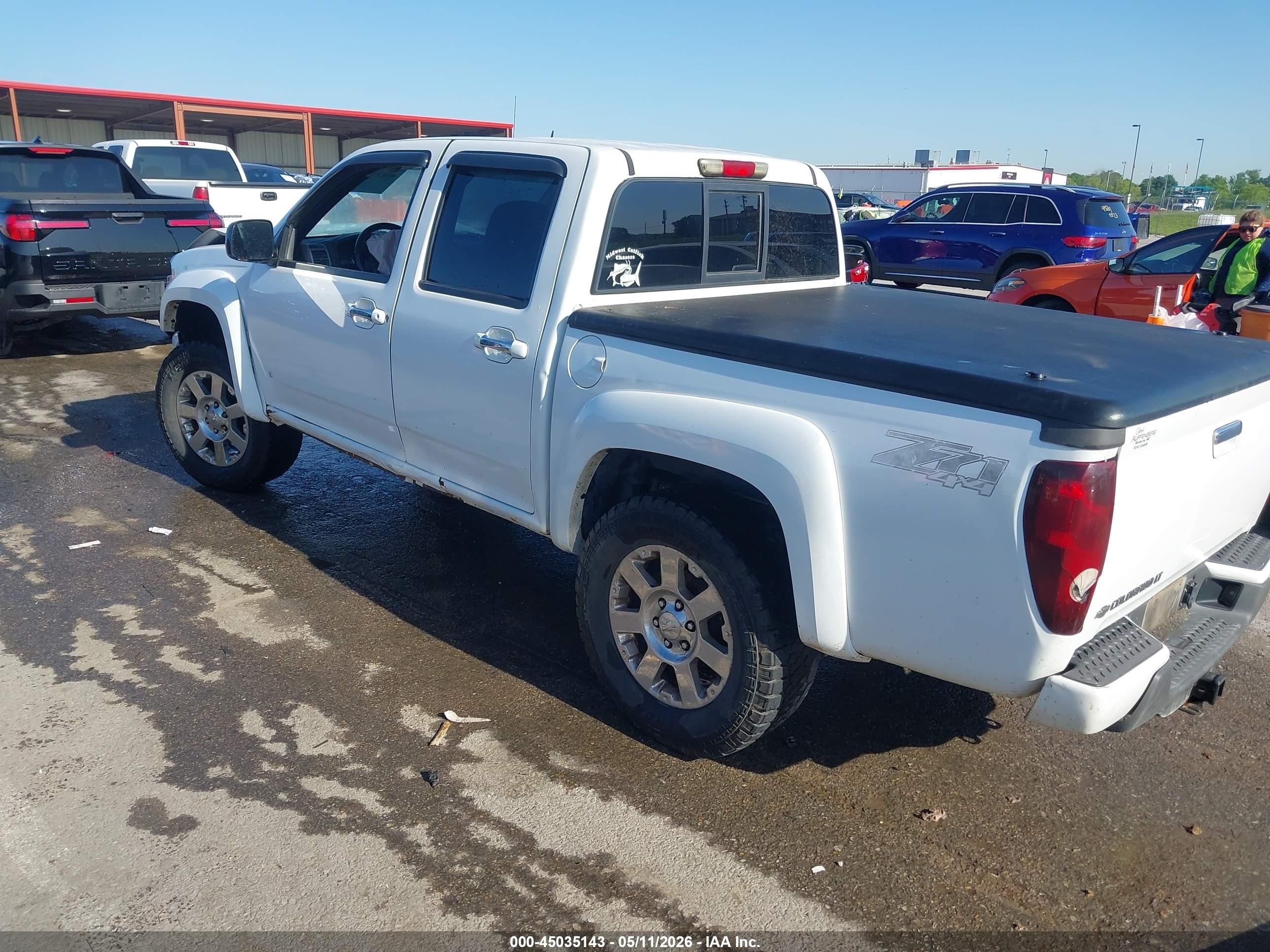 2012 Chevrolet Colorado 2lt White vin: 1GCHTDFE7C8148950