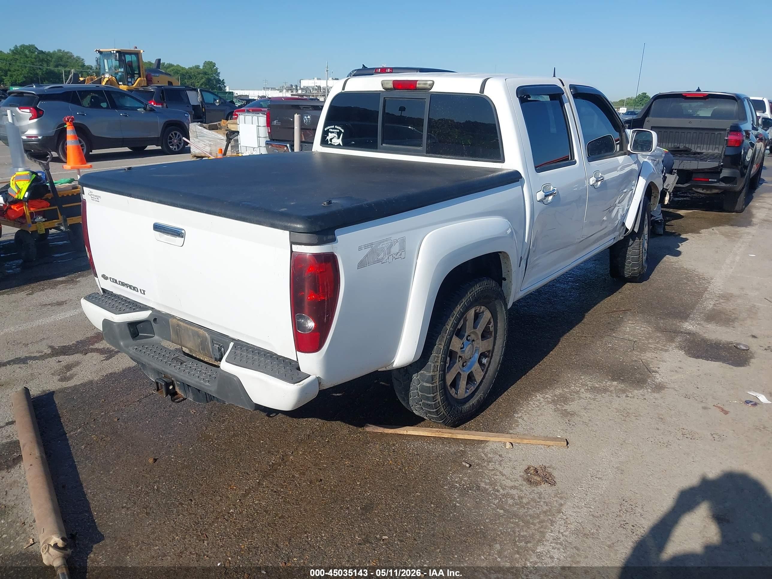 2012 Chevrolet Colorado 2lt White vin: 1GCHTDFE7C8148950