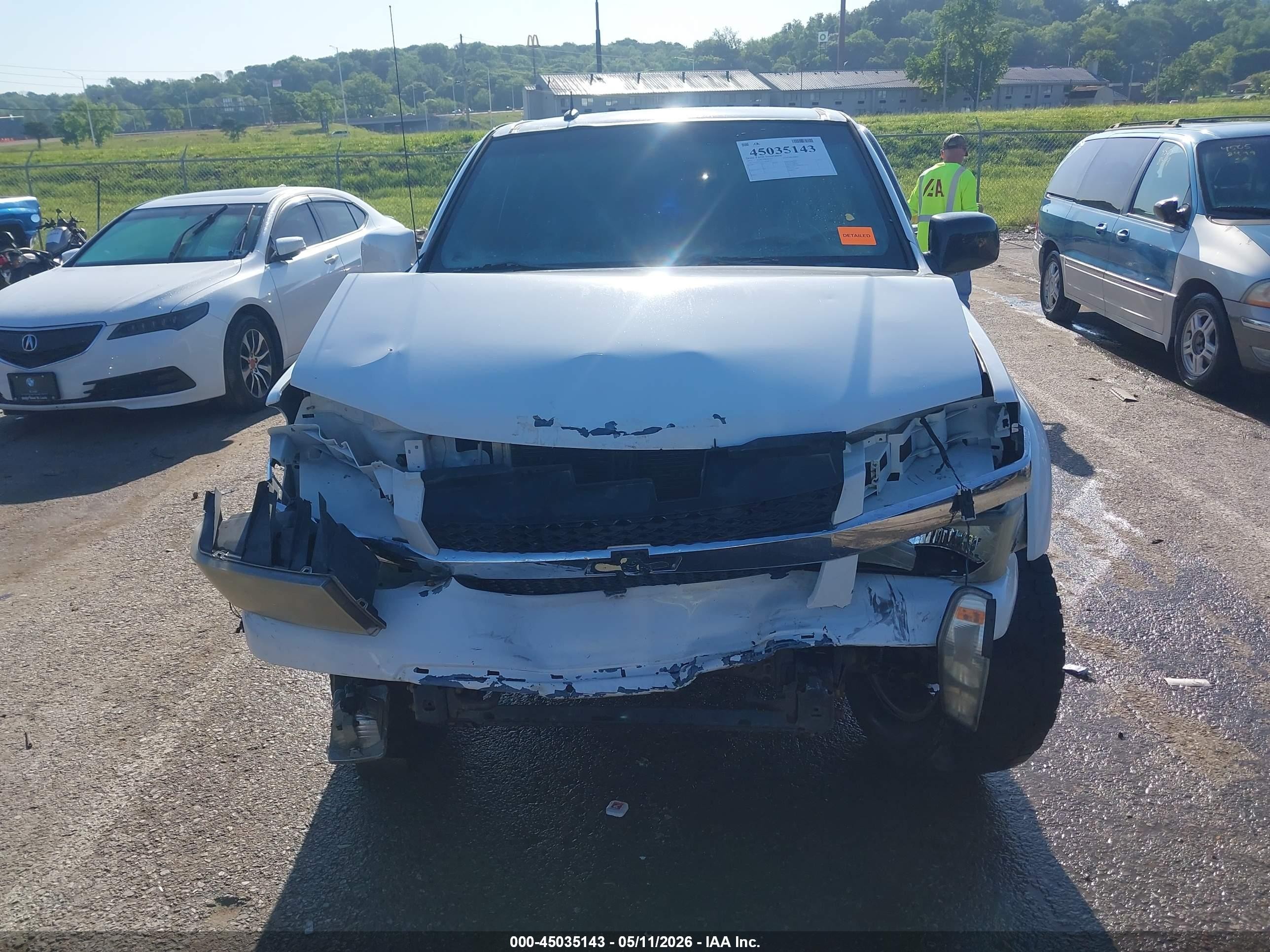 2012 Chevrolet Colorado 2lt White vin: 1GCHTDFE7C8148950